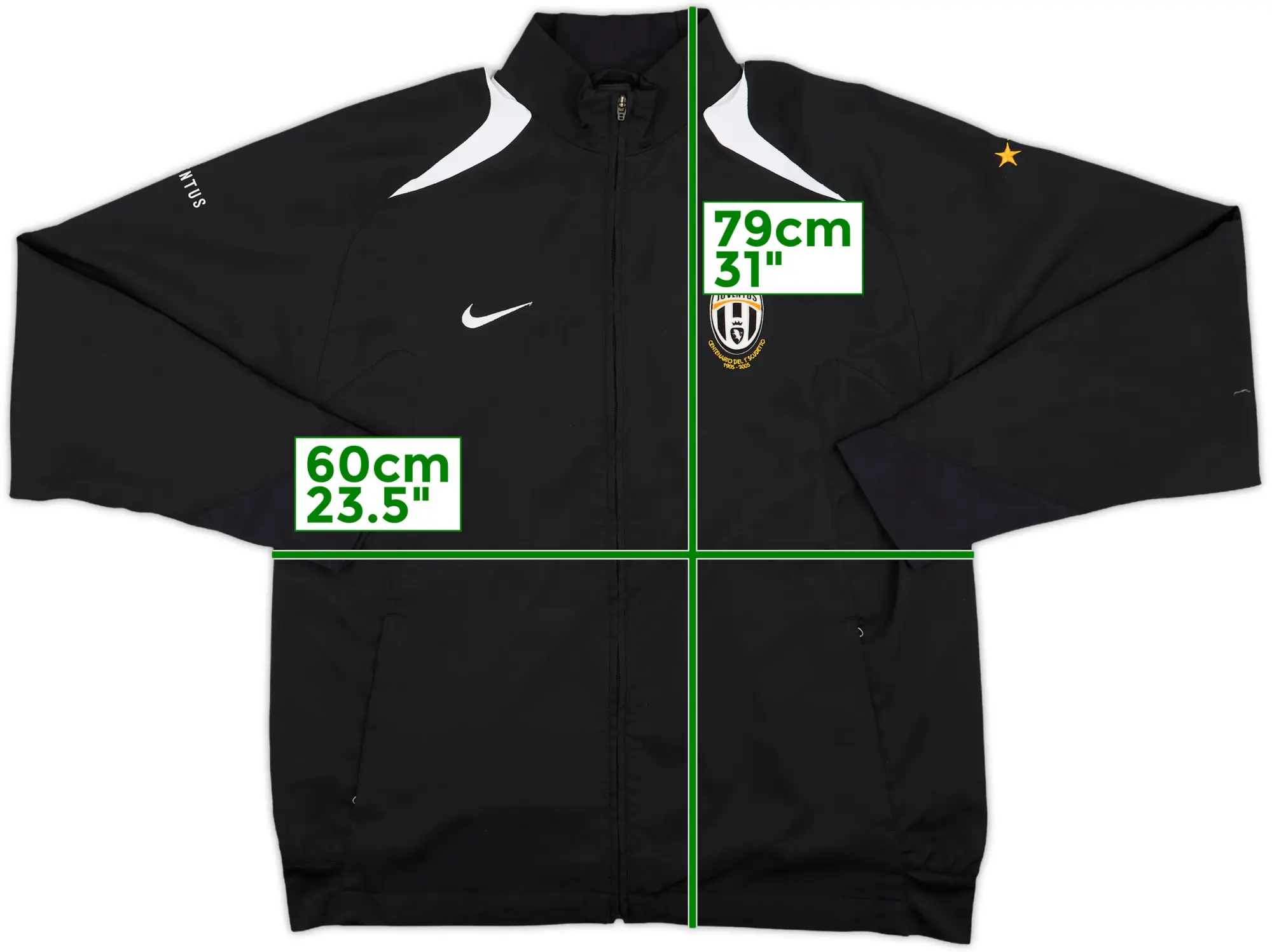 2005-06 Juventus Nike Centenary Track Jacket - 7/10 - (XL)