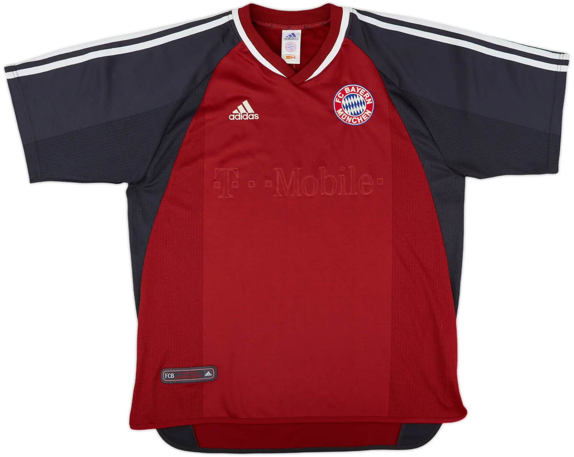 adidas Bayern Munich Mens SS Home Shirt 2001/02