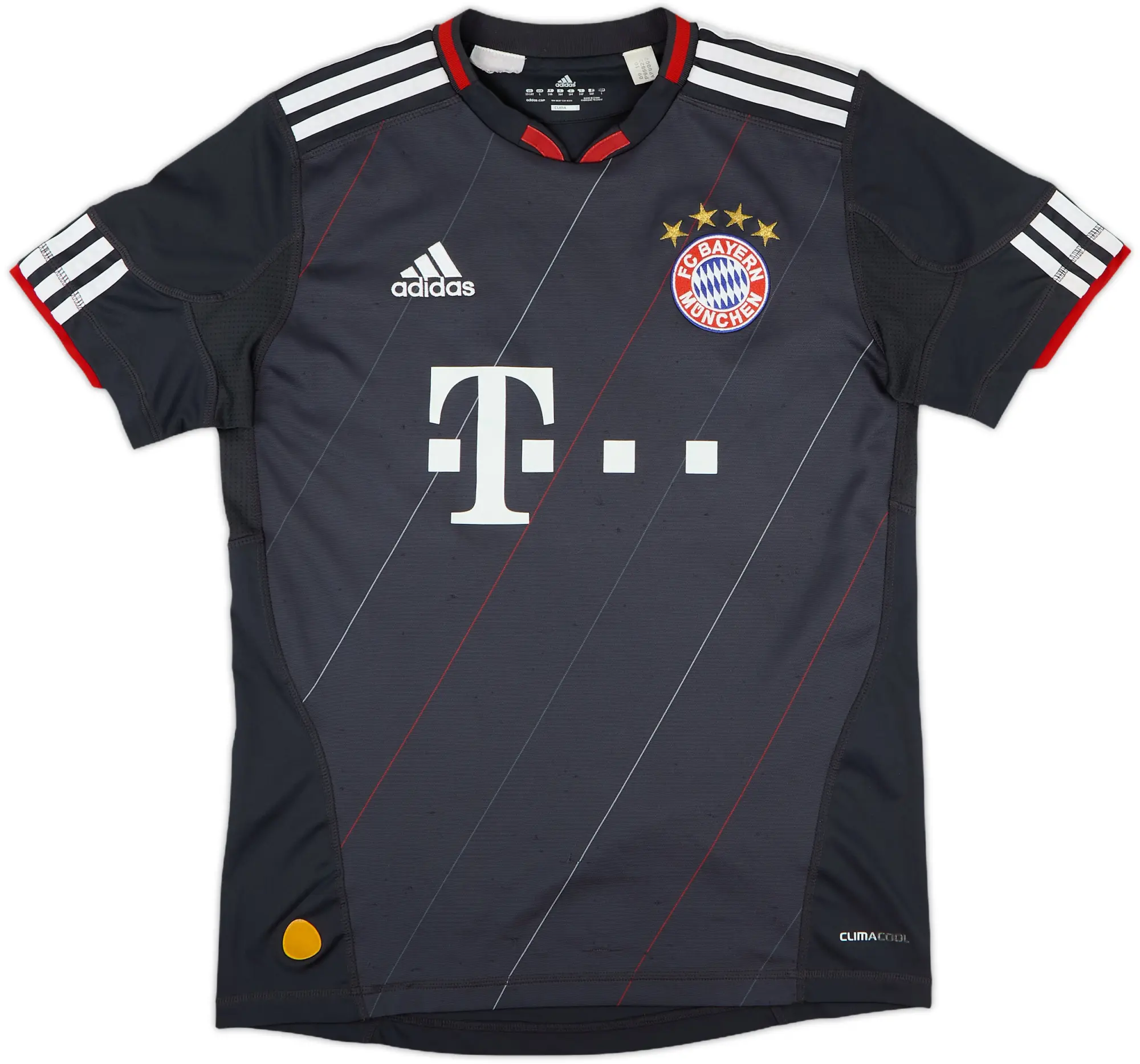 adidas Bayern Munich Boys SS Third Shirt 2010/11