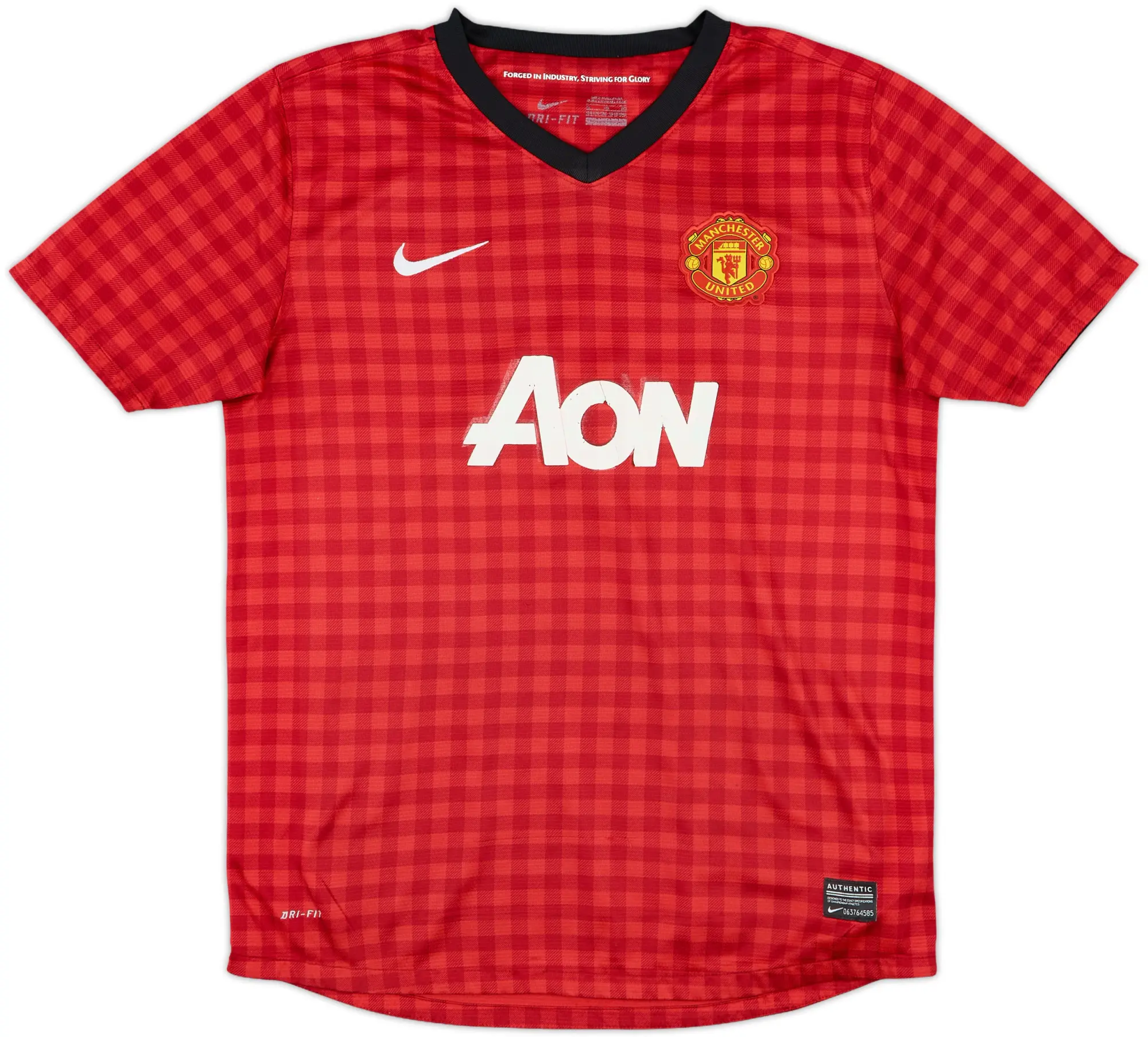 Nike Manchester United Boys SS Home Shirt 2012/13