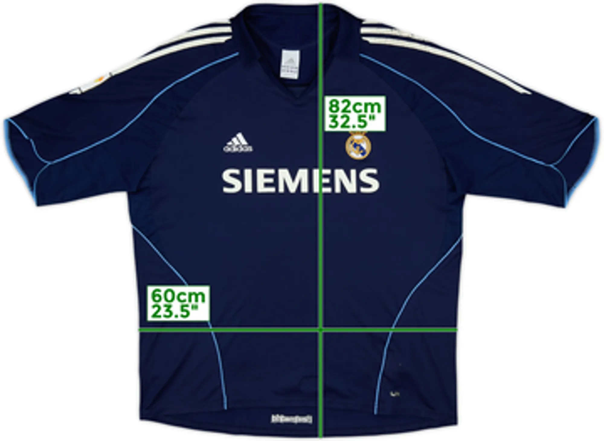 adidas Real Madrid Mens SS Away Shirt 2005/06