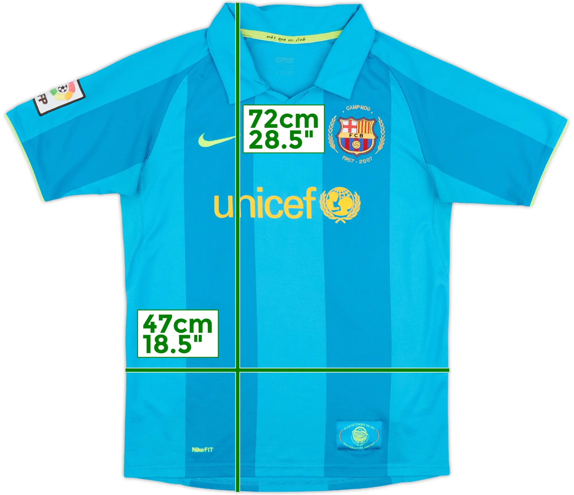 Nike Barcelona Boys SS Away Shirt 2007/09