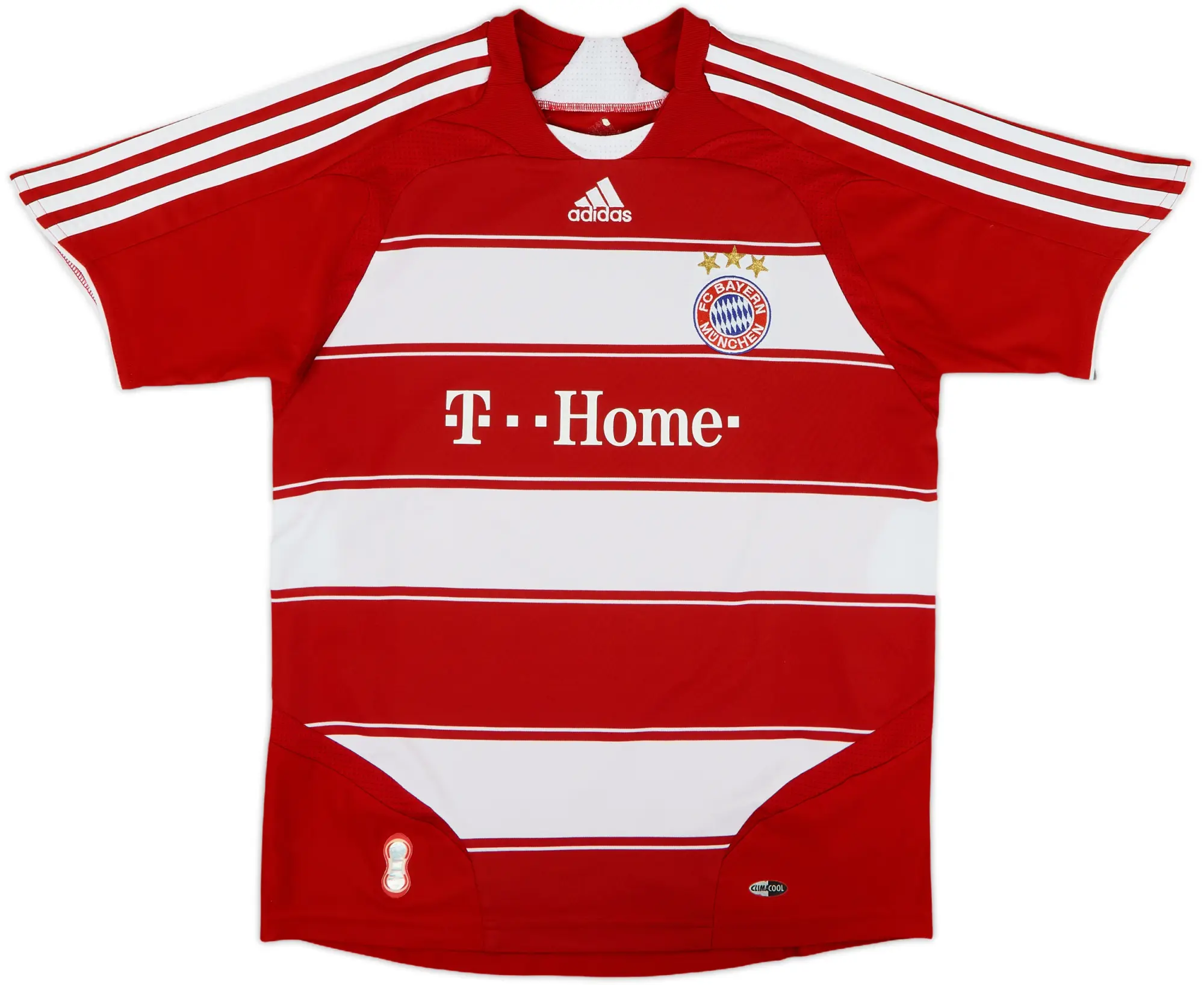 adidas Bayern Munich Boys SS Home Shirt 2007/08
