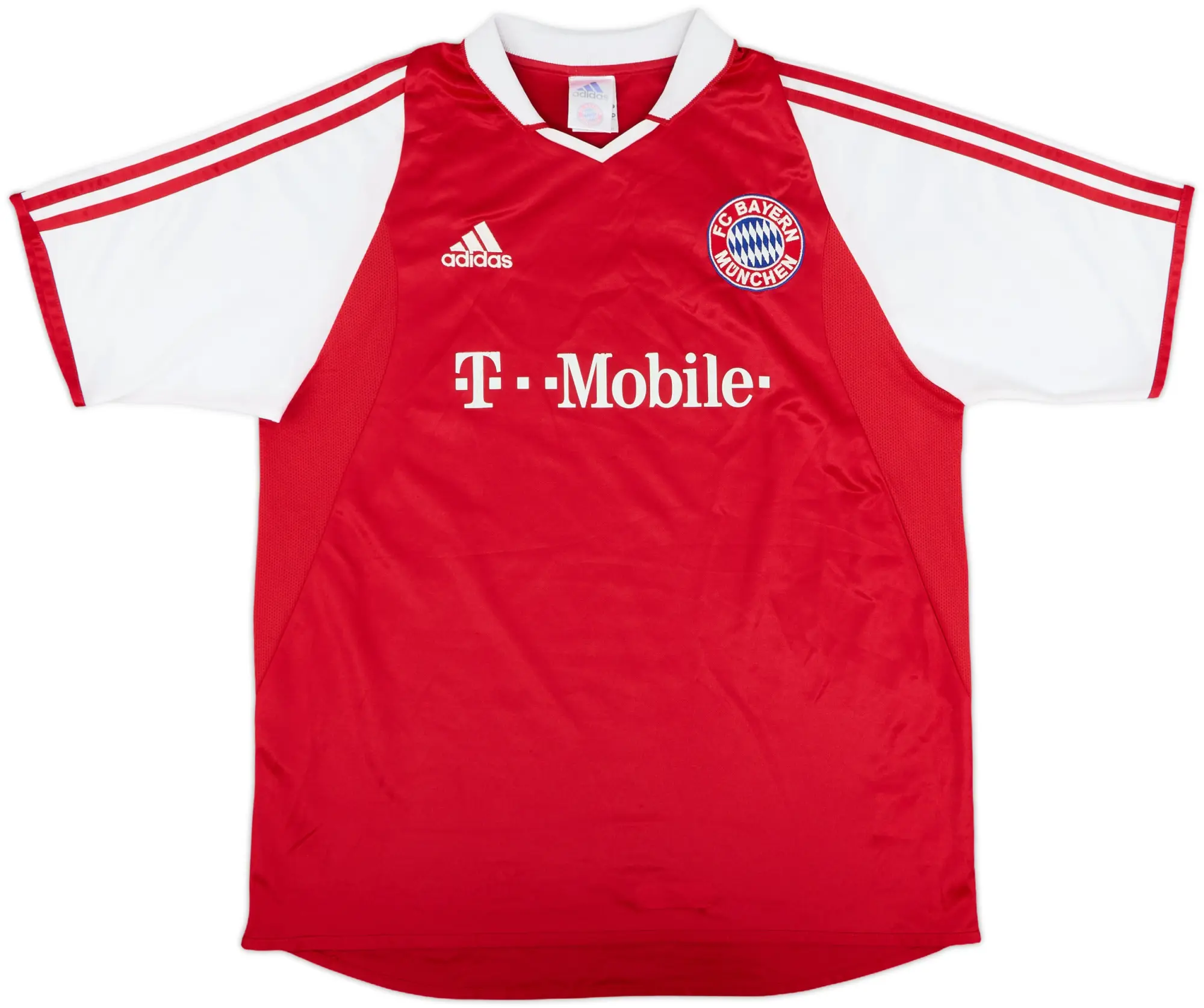 adidas Bayern Munich Boys SS Home Shirt 2003/04