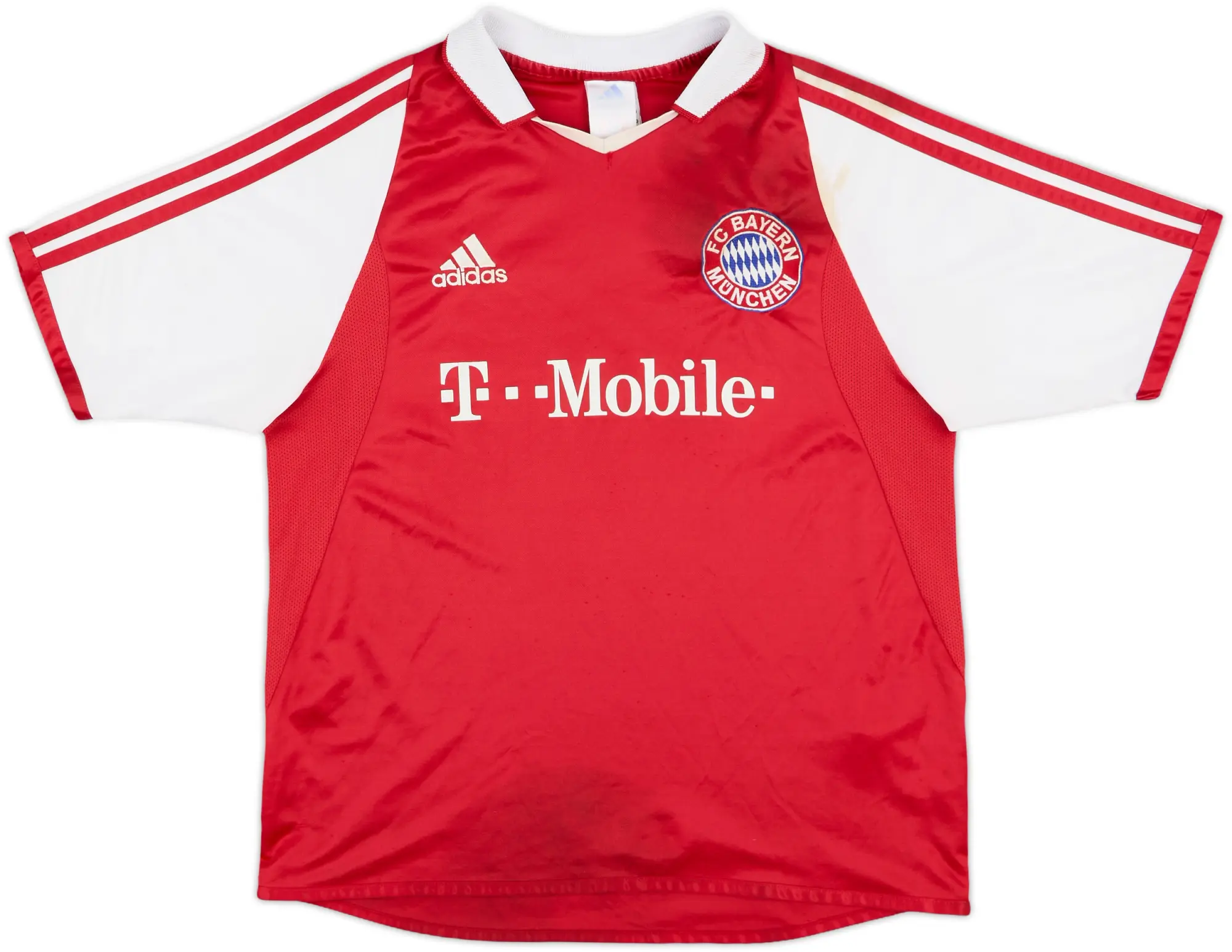 adidas Bayern Munich Boys SS Home Shirt 2003/04