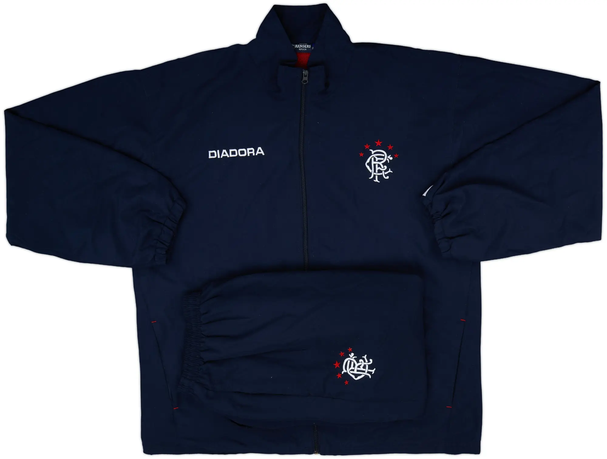 2003-04 Rangers Diadora Tracksuit - 9/10 - (L)