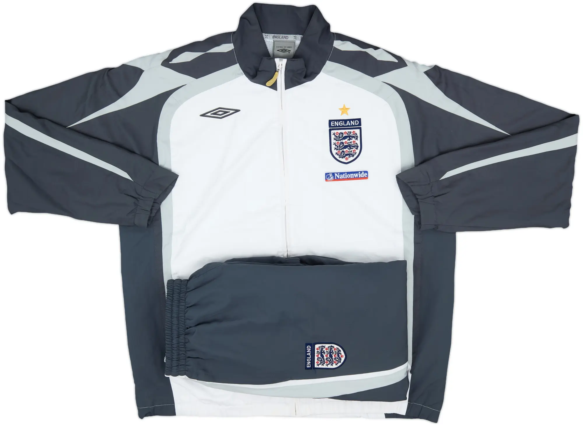 2007-09 England Umbro Tracksuit - 9/10 - (XL)