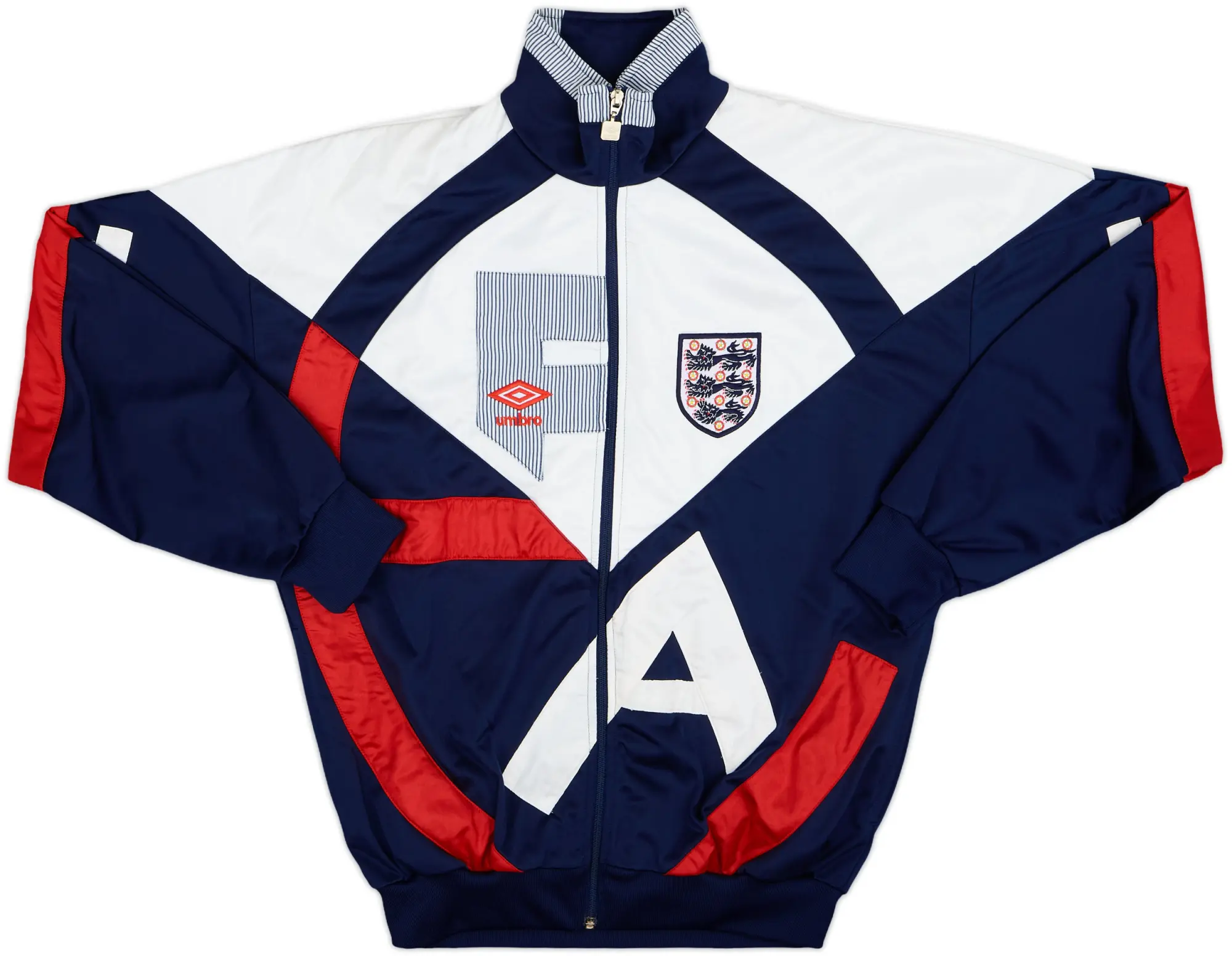 1990-92 England Umbro Track Jacket - 8/10 - (S)