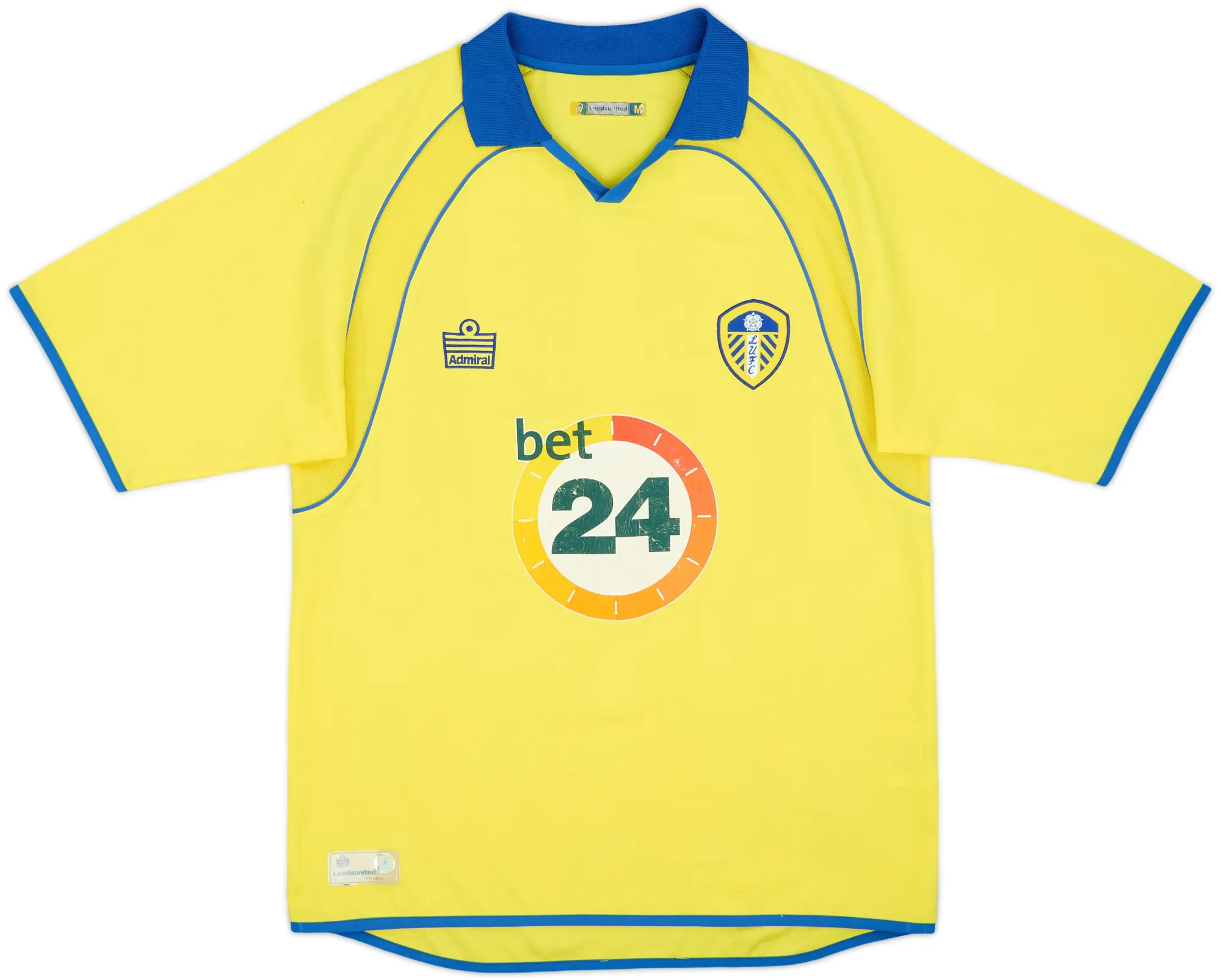 Admiral Leeds United Mens SS Away Shirt 2006/07