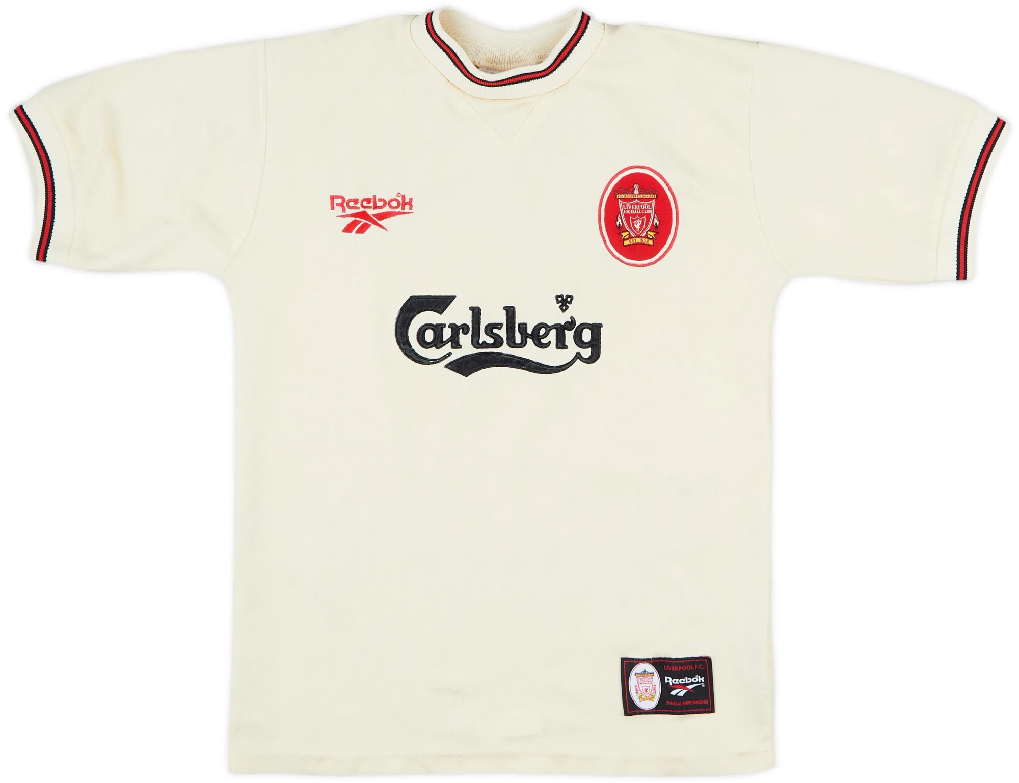 Reebok Liverpool Mens SS Away Shirt 1996/97
