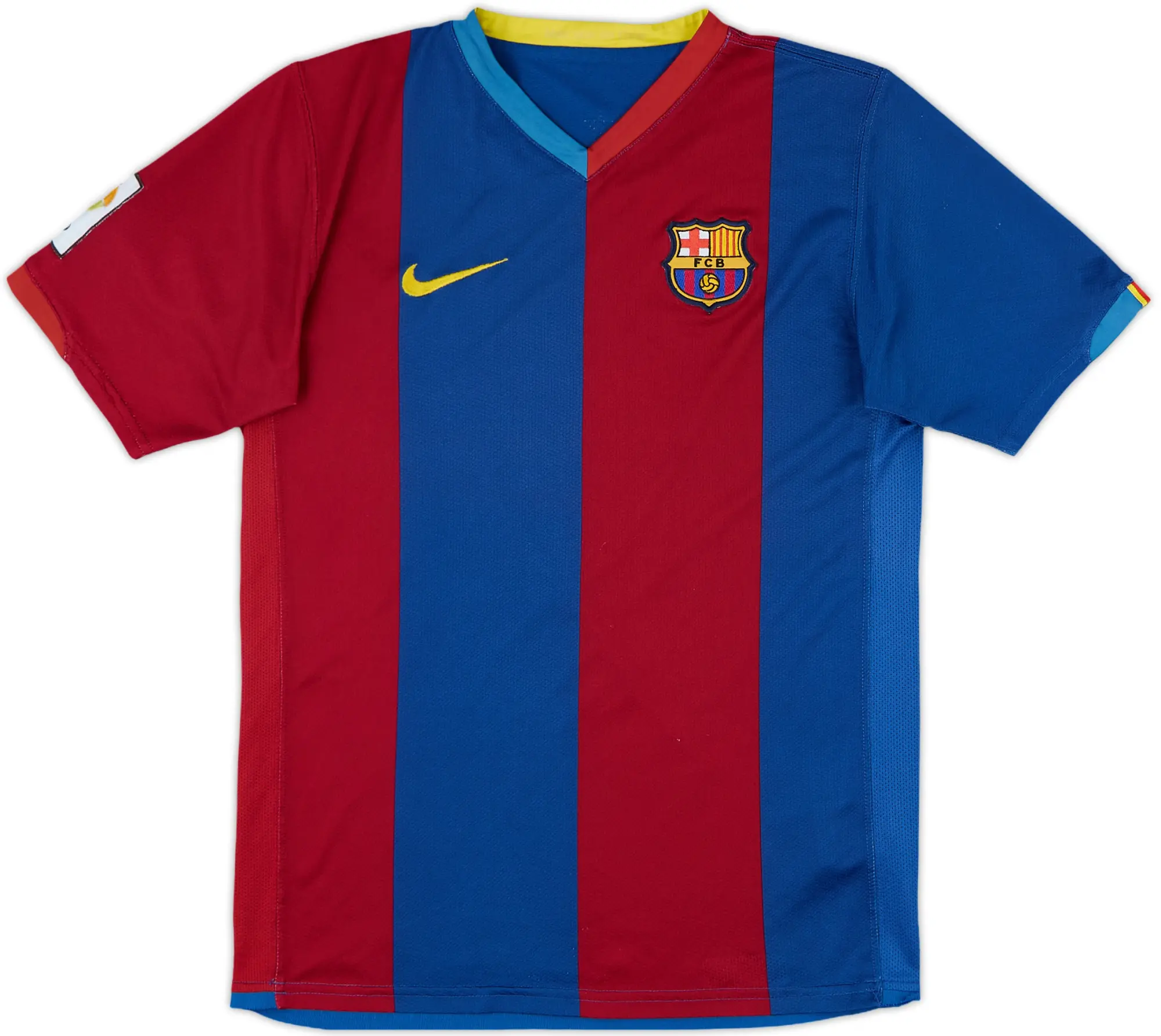 Nike Barcelona Boys SS Home Shirt 2006/07