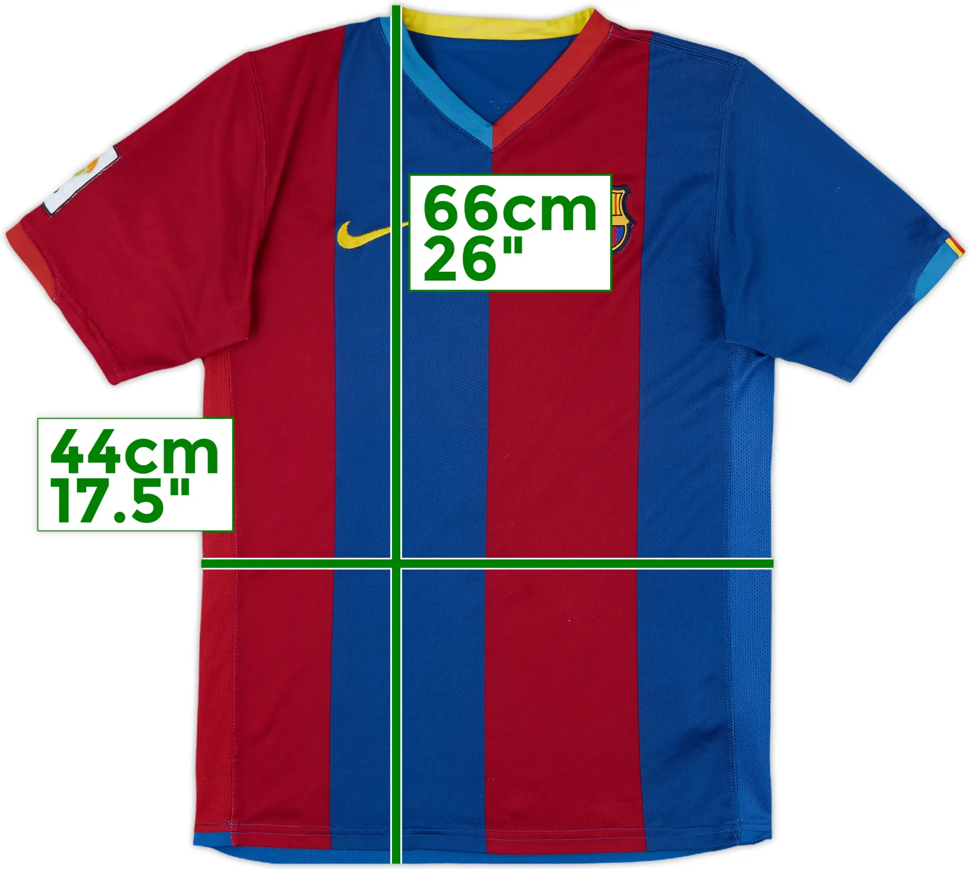 Nike Barcelona Boys SS Home Shirt 2006/07