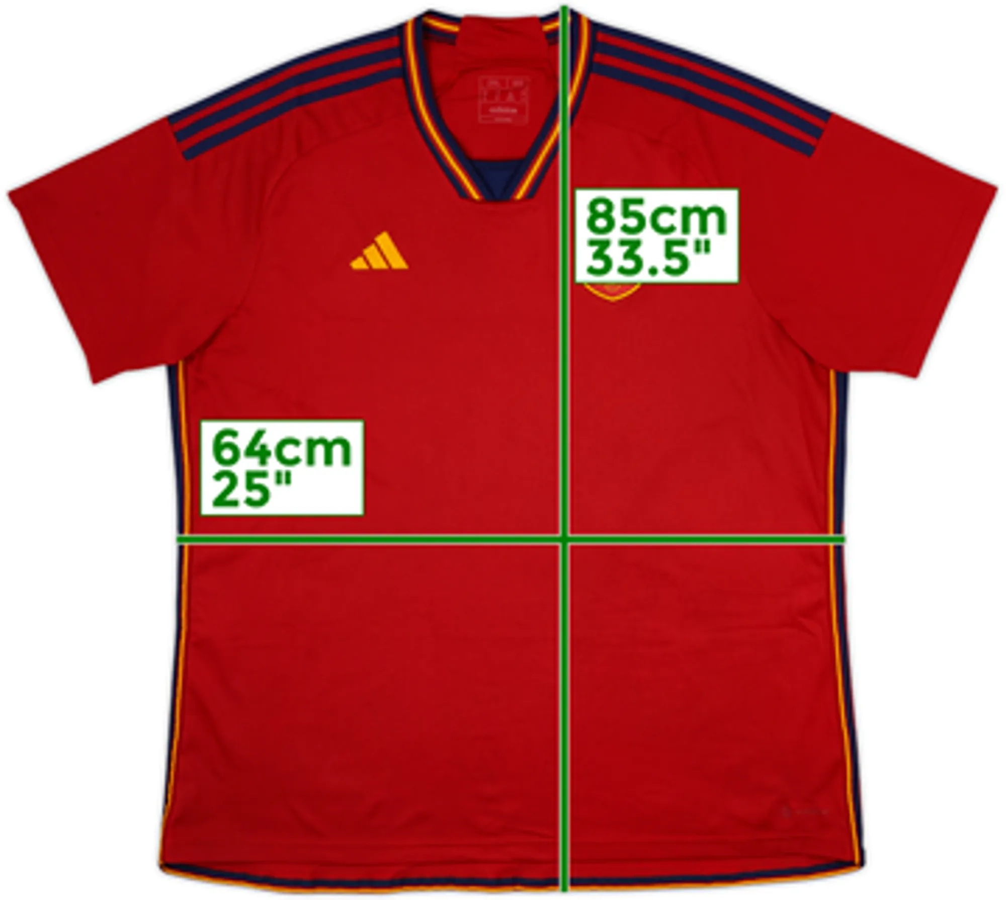 adidas Spain Mens SS Home Shirt 2022