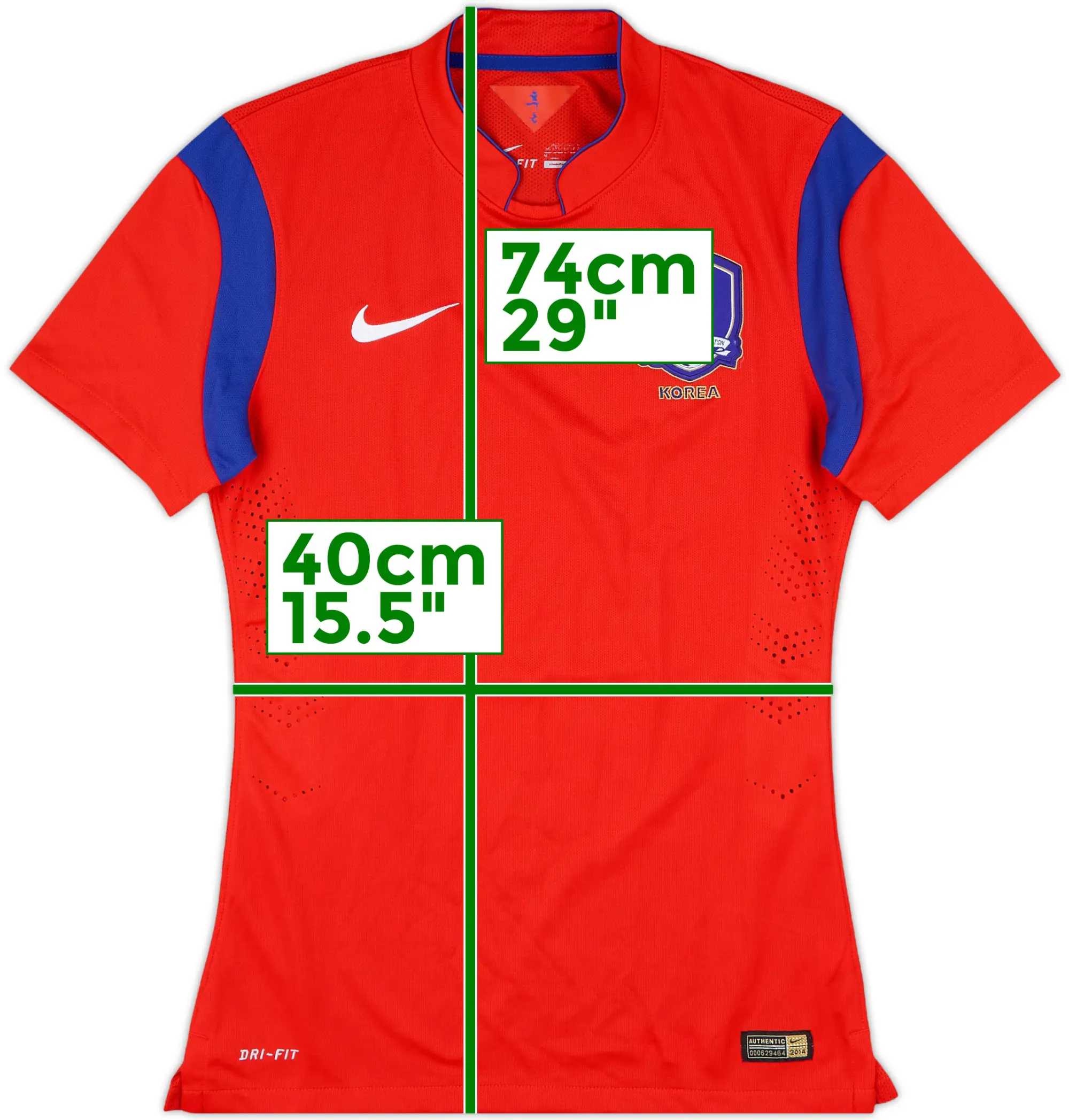 Nike South Korea Mens SS Player Issue Home Shirt 2014