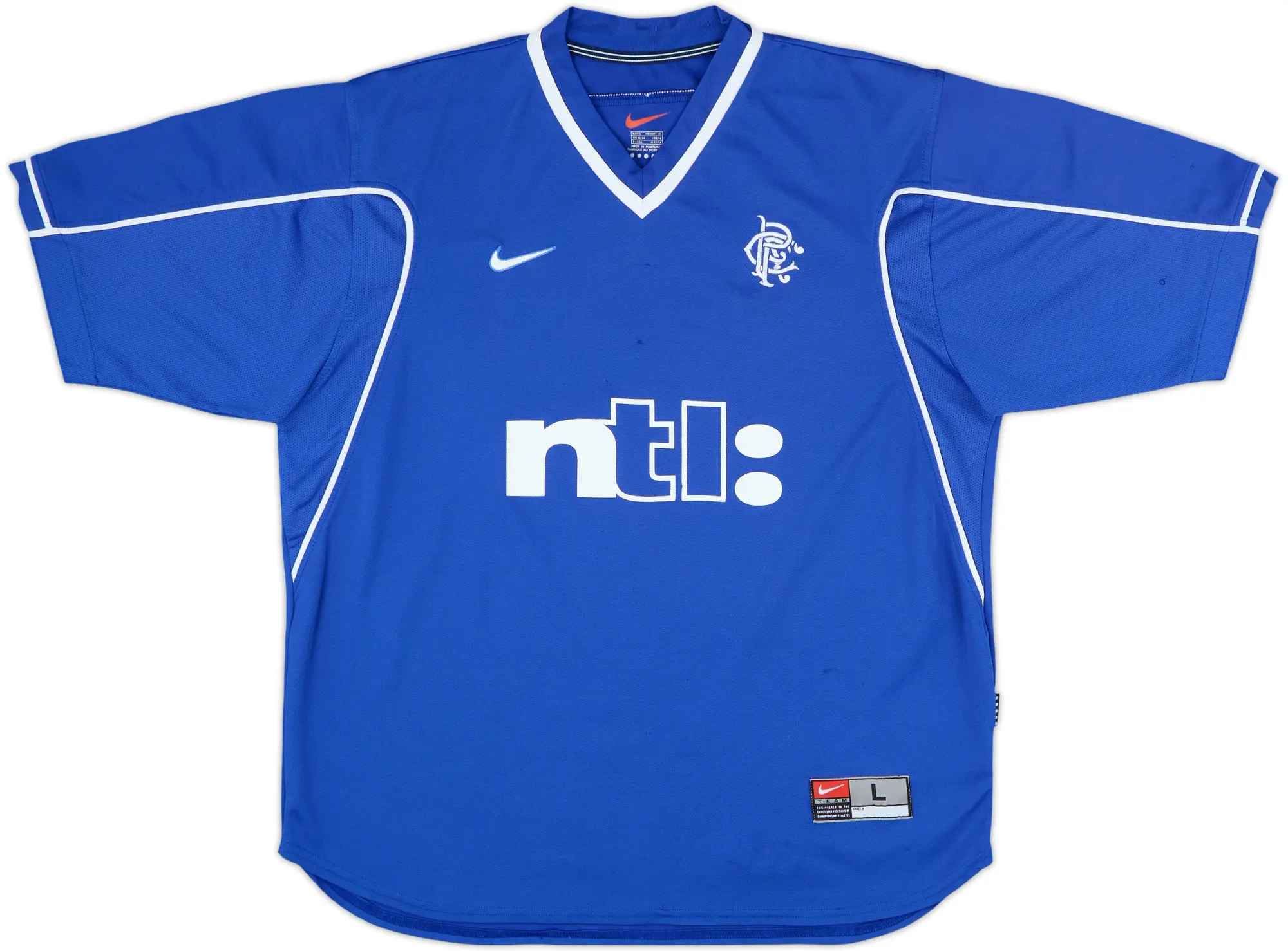 Nike Rangers Mens SS Home Shirt 1999/01