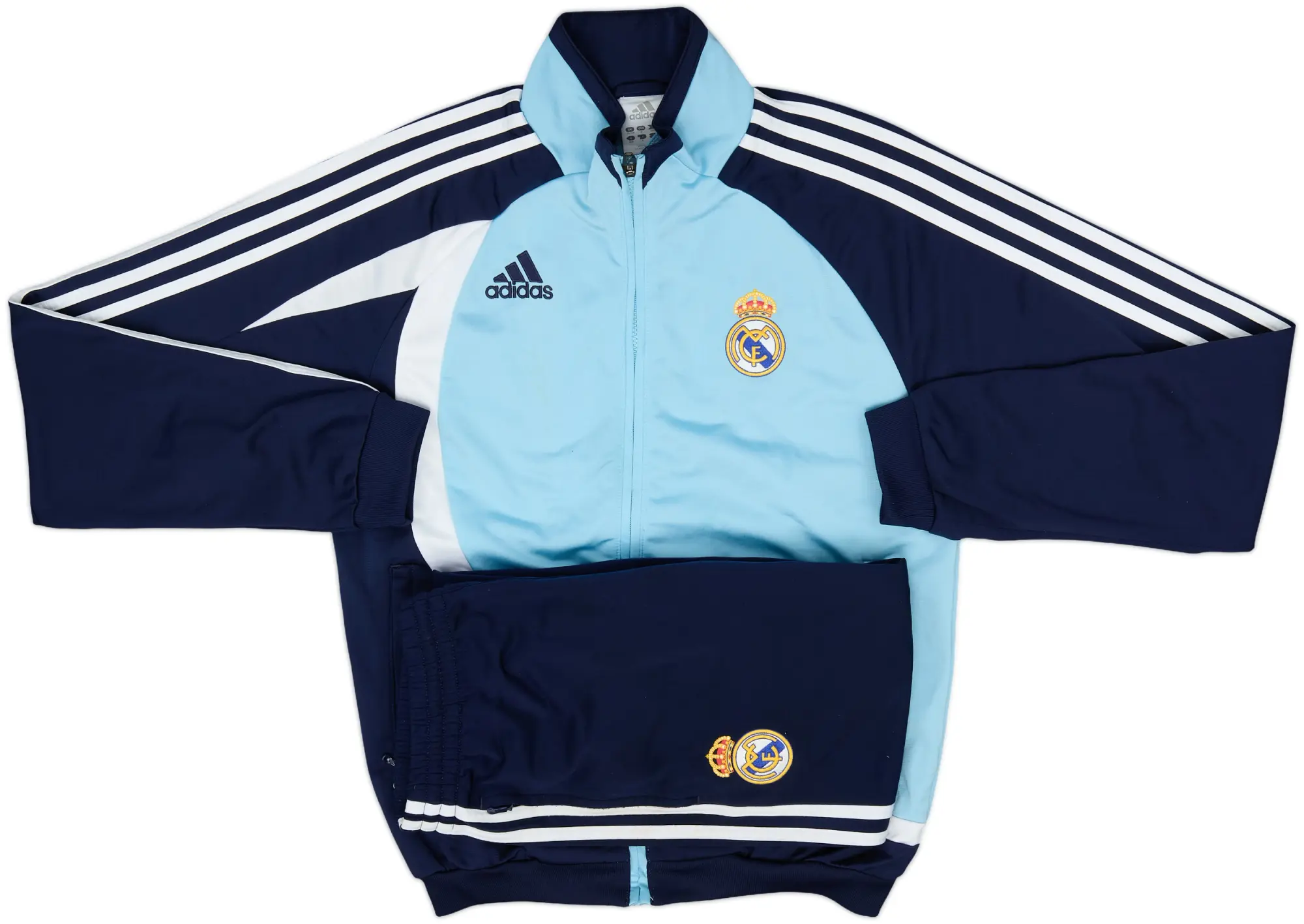 2007-08 Real Madrid adidas Tracksuit - 7/10 - (S)