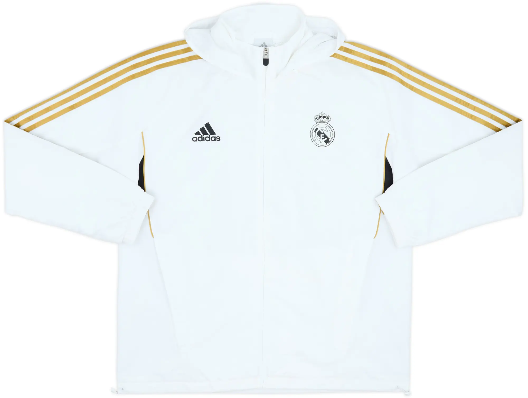 2011-12 Real Madrid adidas Hooded Track Jacket - 8/10 - (L/XL)