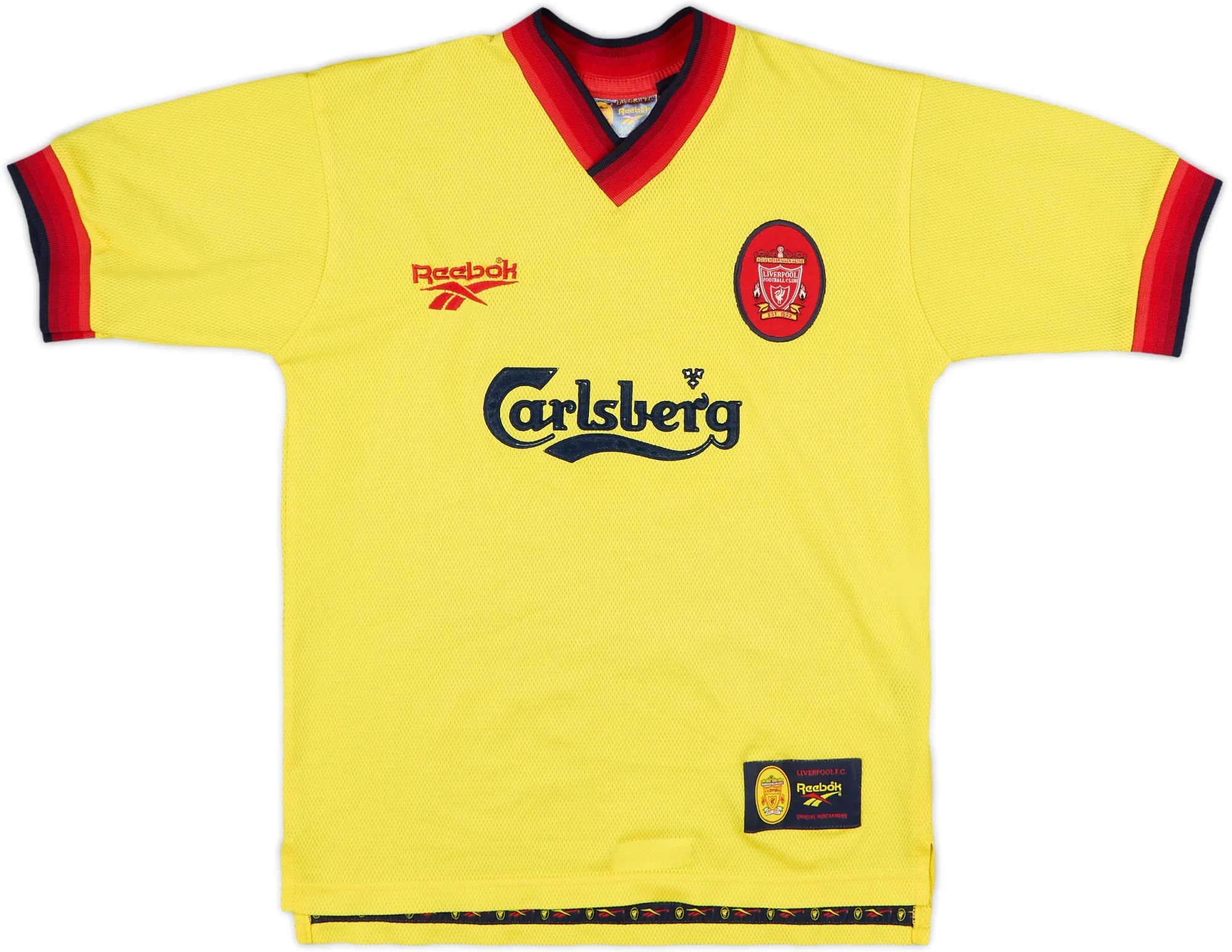 Reebok Liverpool Mens SS Away Shirt 1997/99