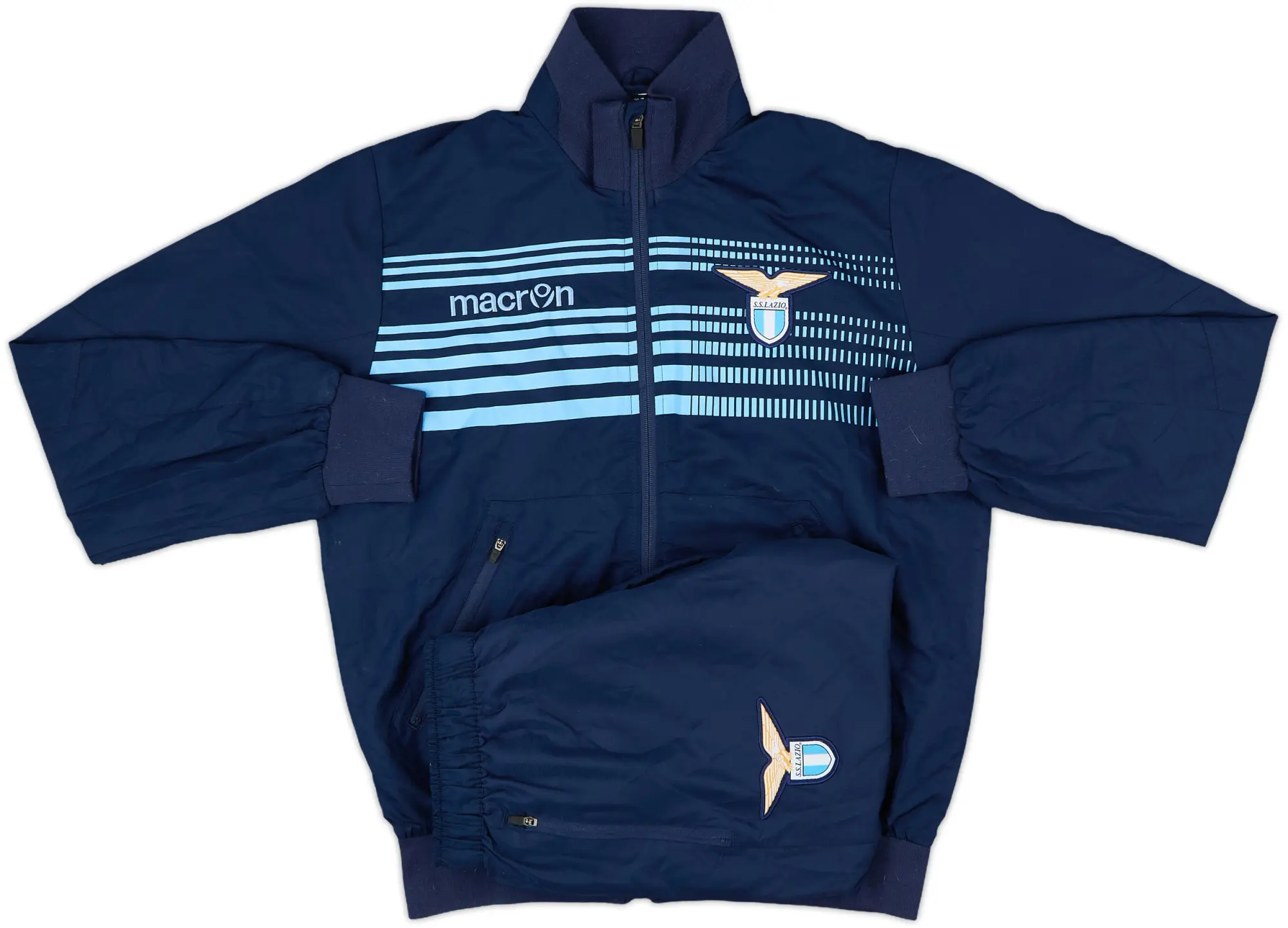 2012-13 Lazio Macron Tracksuit - 9/10 - (M)