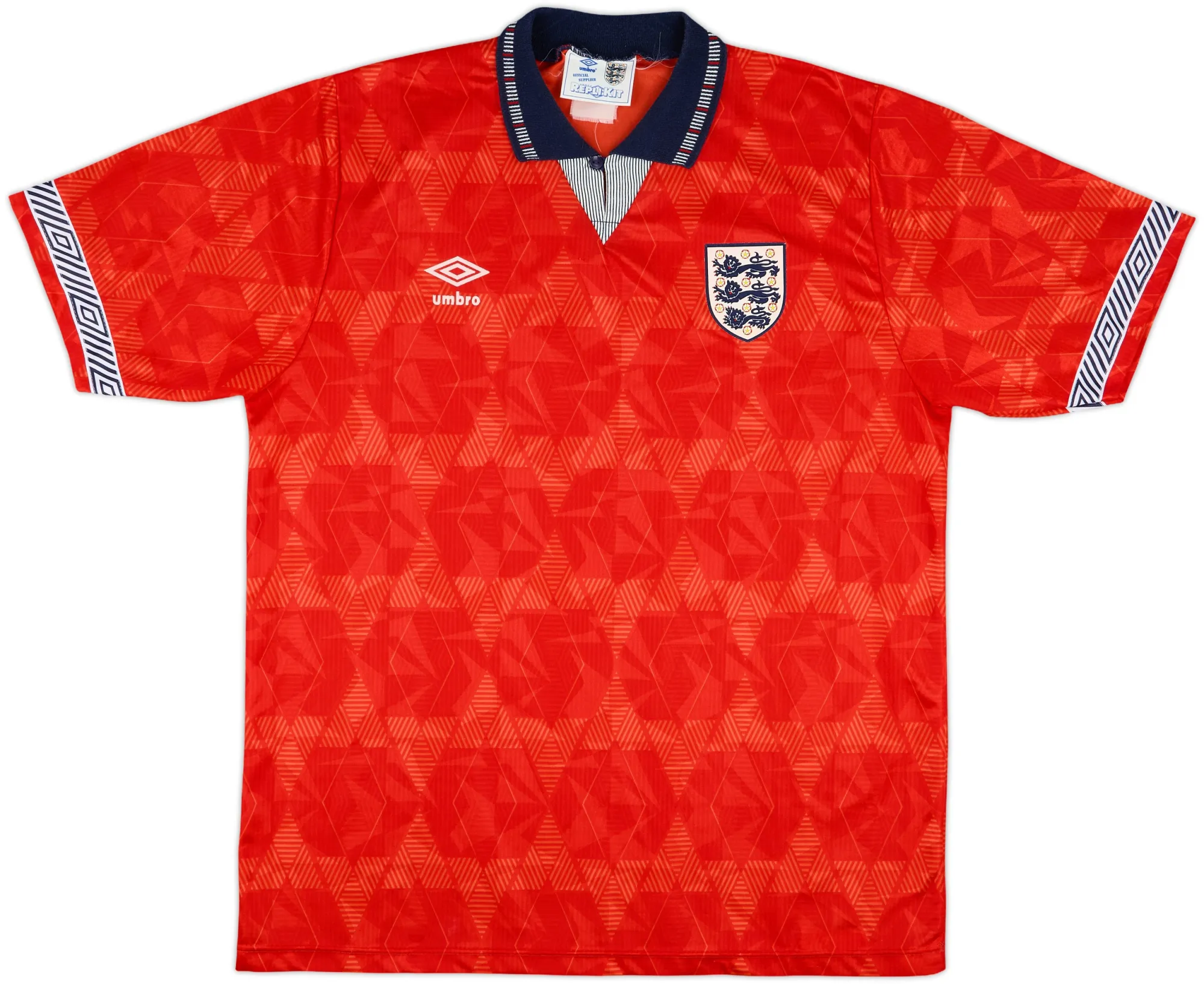 Umbro England Mens SS Away Shirt 1990