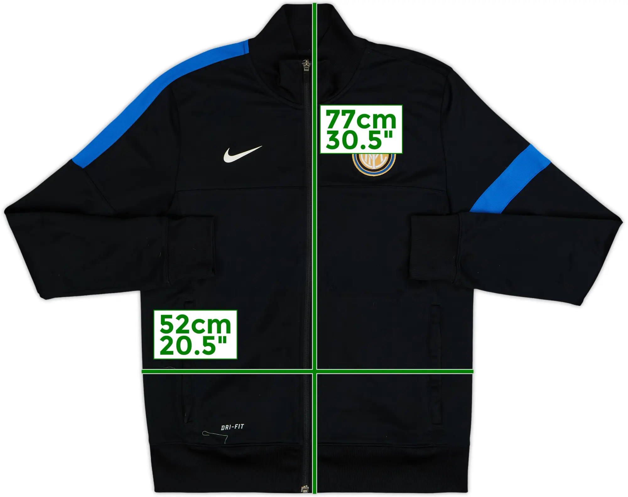 2012-13 Inter Milan Nike Track Jacket - 8/10 - (M)