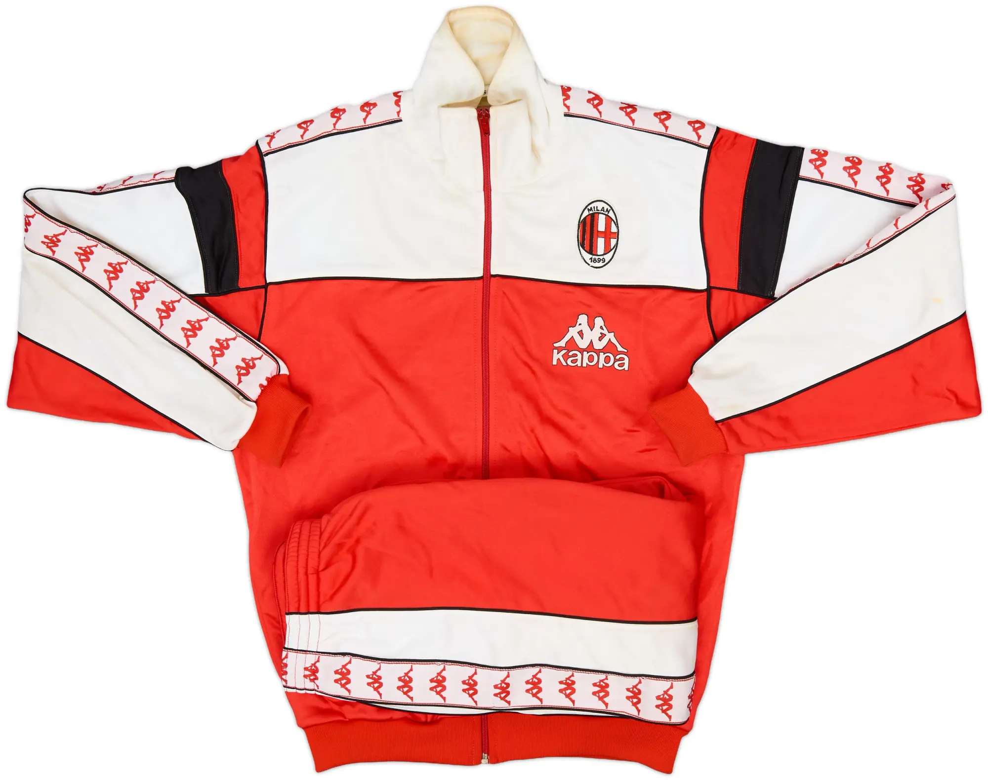 1988-90 AC Milan Kappa Tracksuit - 8/10 - (S)