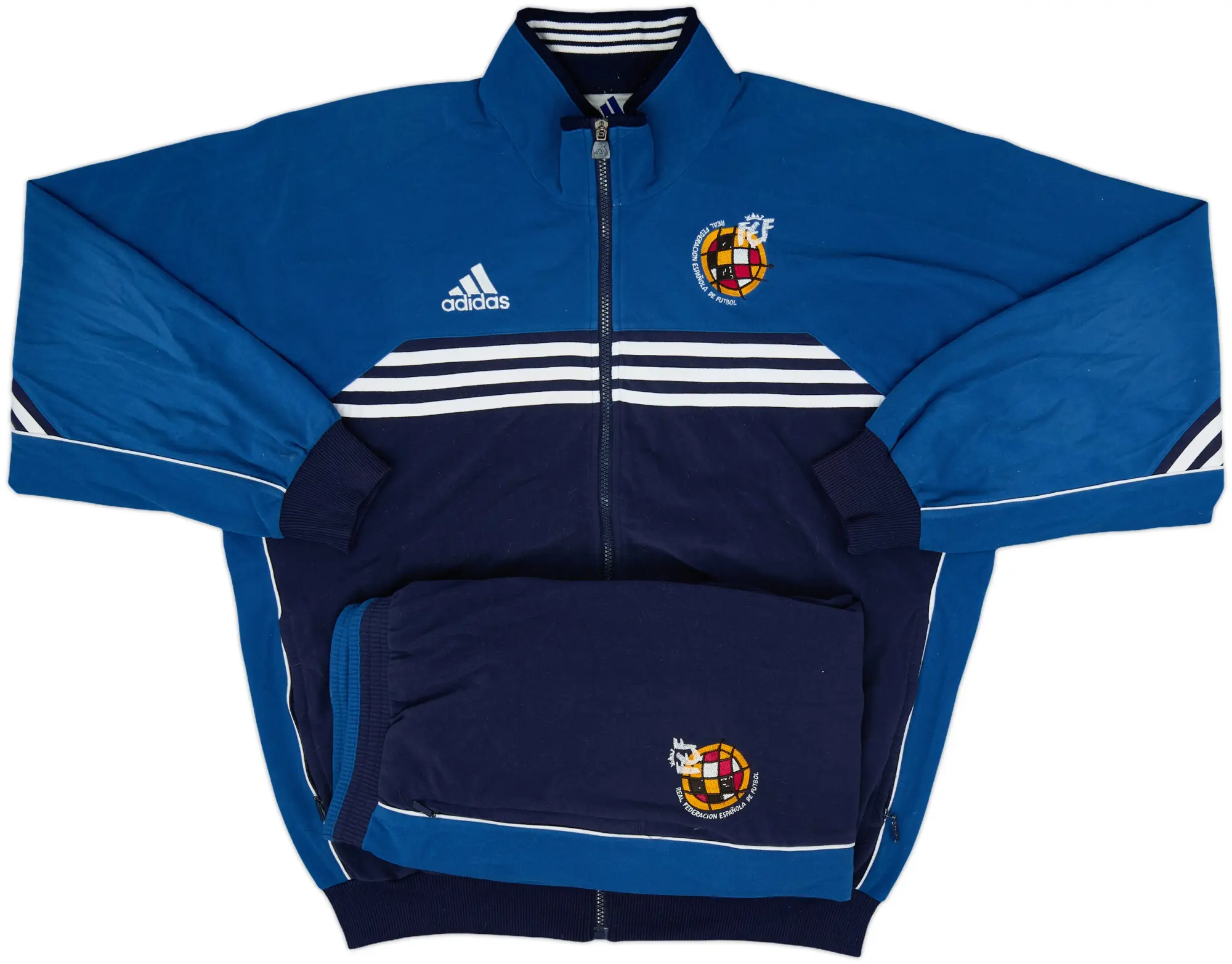 1998-00 Spain adidas Full Tracksuit - 10/10 - (L)