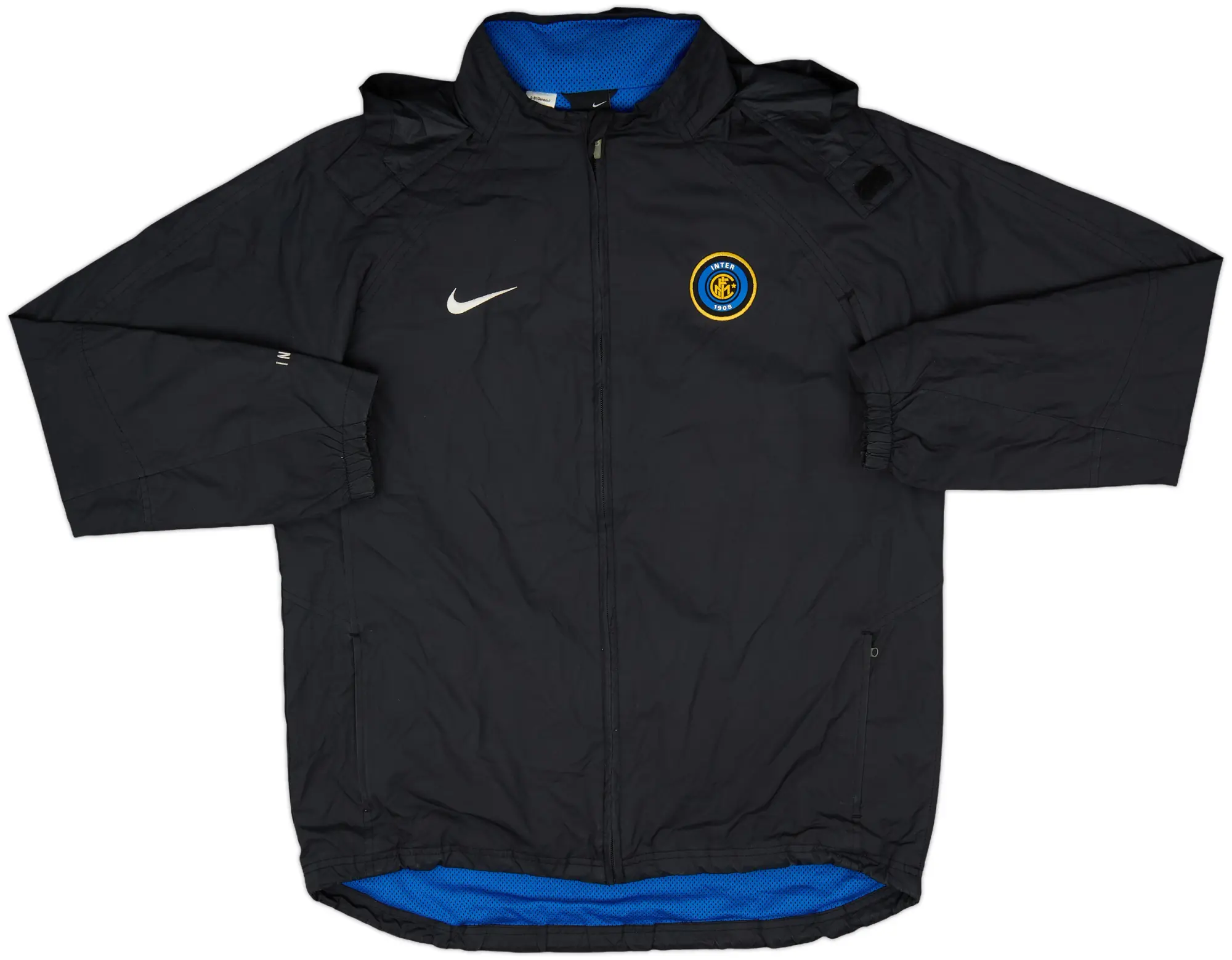 2004-05 Inter Milan Nike Hooded Rain Jacket - 8/10 - (M)