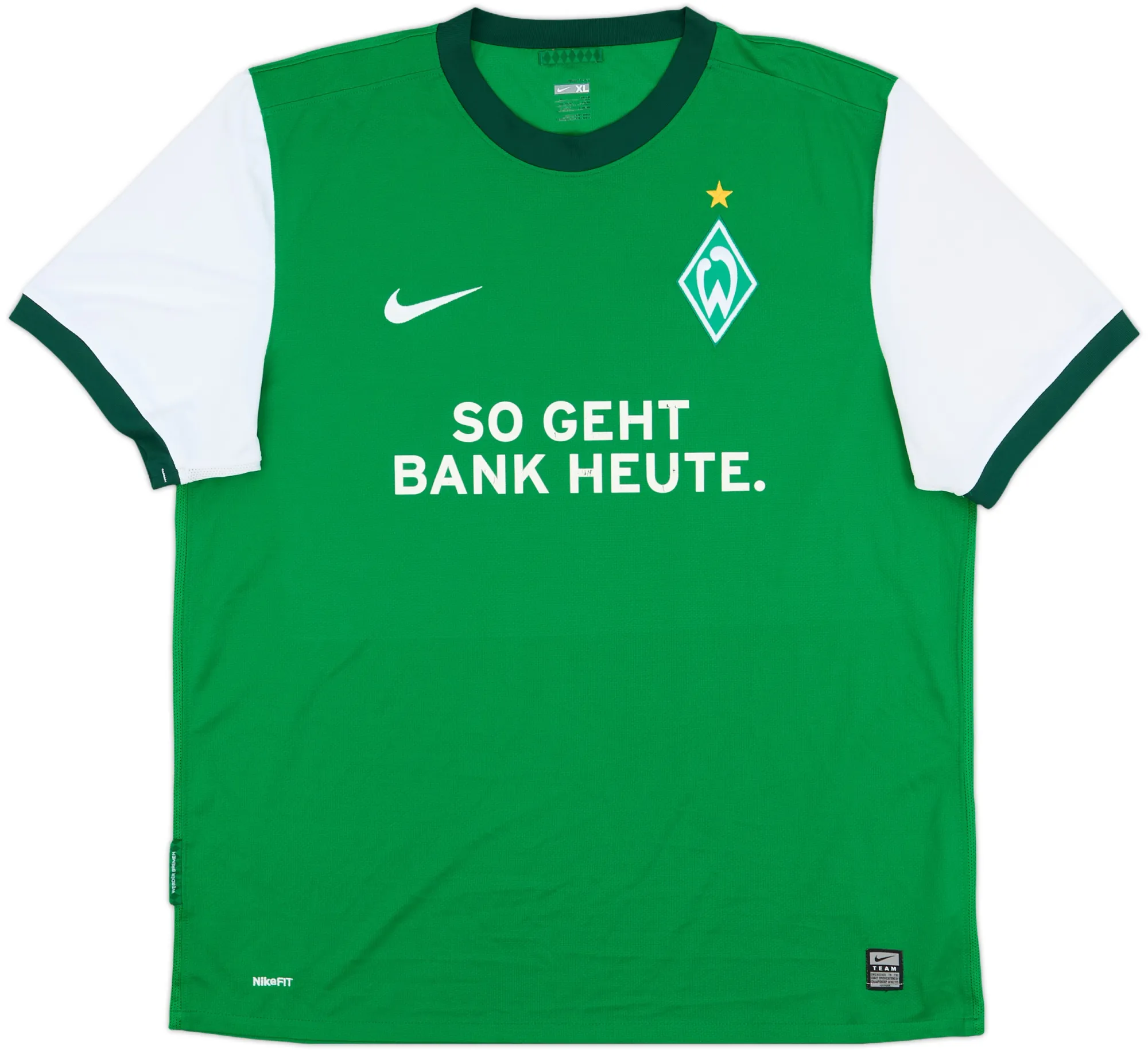 Nike Werder Bremen Mens SS Home Shirt 2009/10