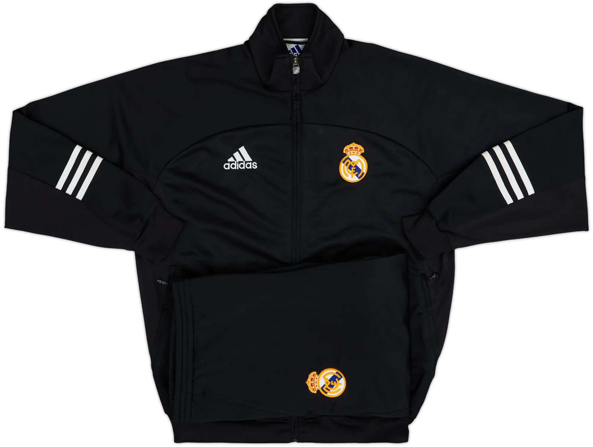 2001-02 Real Madrid adidas Centenary Tracksuit - 8/10 - (XL)