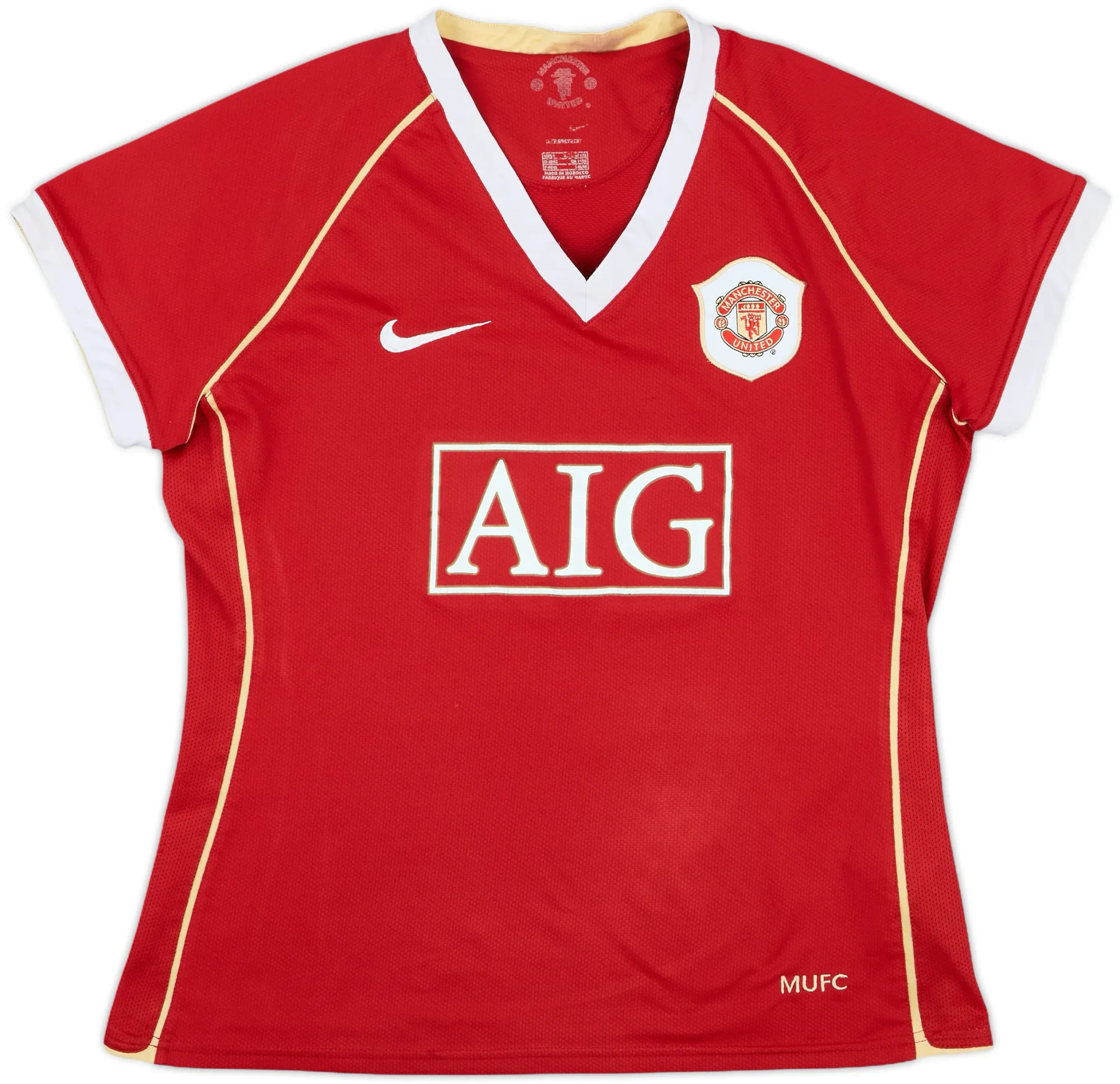 Nike Manchester United Womens SS Home Shirt 2006/07