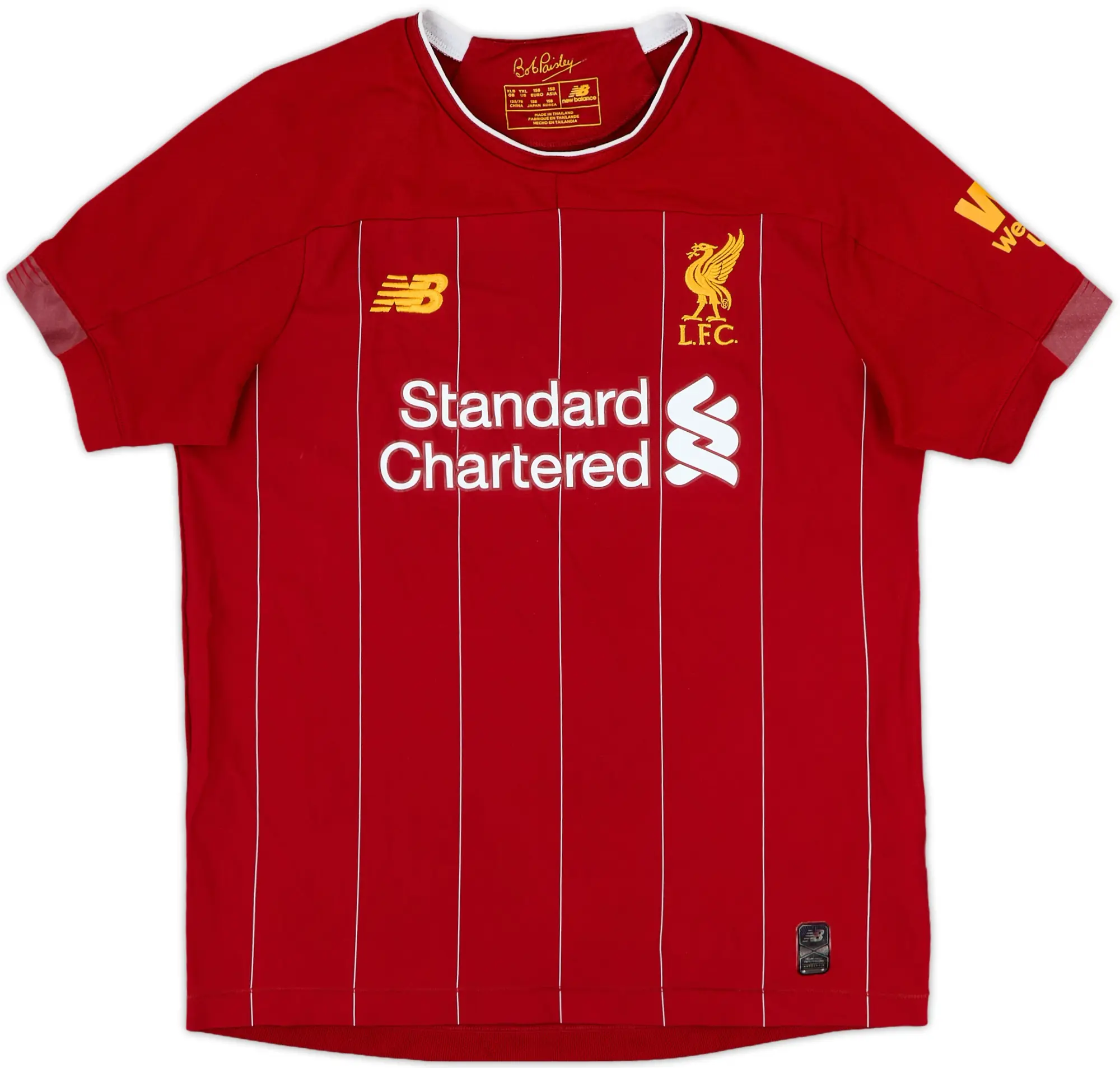 NewBalance Liverpool Boys SS Home Shirt 2019/20