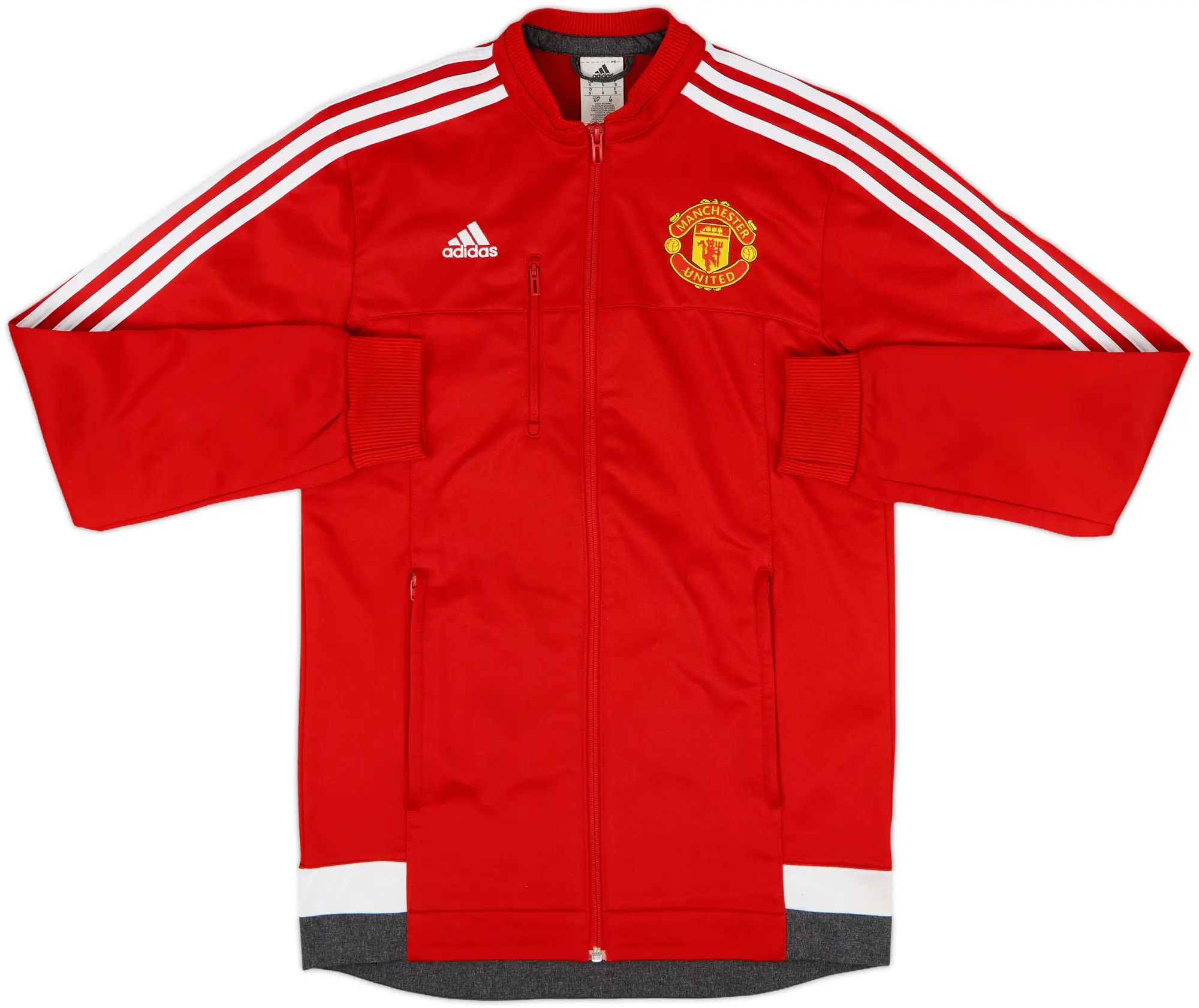 2015-16 Manchester United adidas Track Jacket - 8/10 - (S)