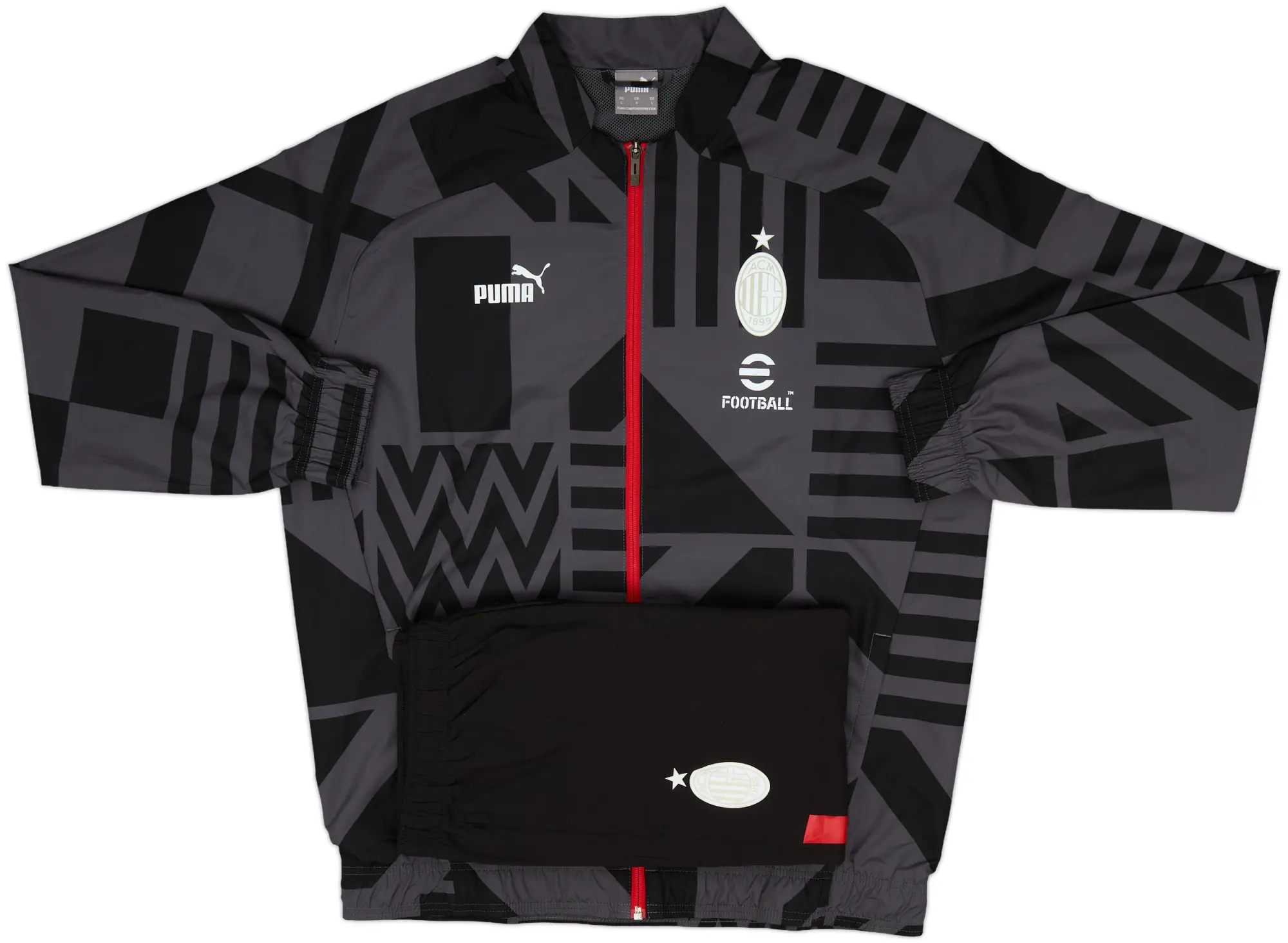 2022-23 AC Milan Puma Pre-Match Tracksuit - 10/10 - (L)