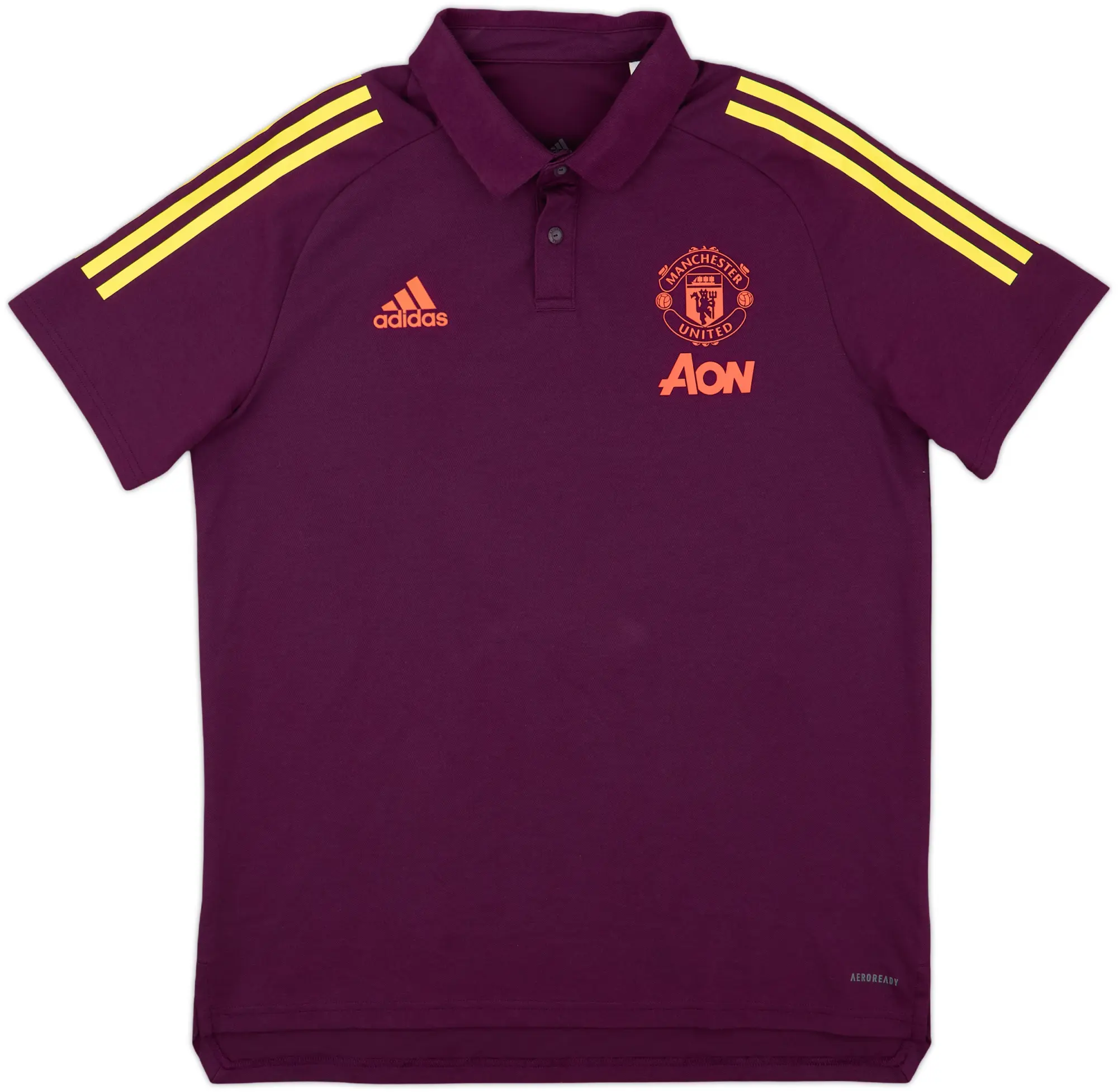 2020-21 Manchester United adidas Polo Shirt - 9/10 - (L)