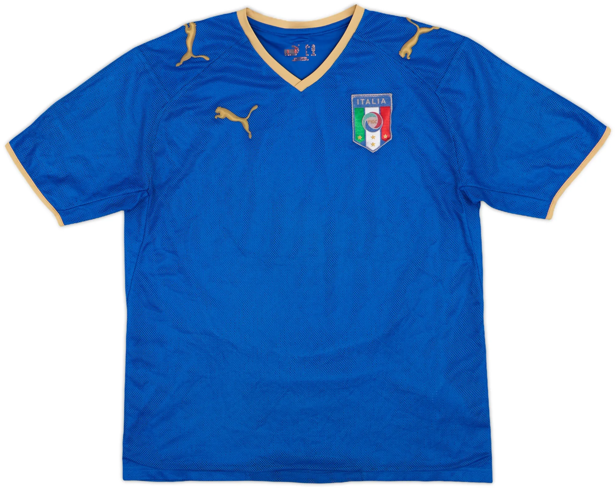 Puma Italy Boys SS Home Shirt 2007
