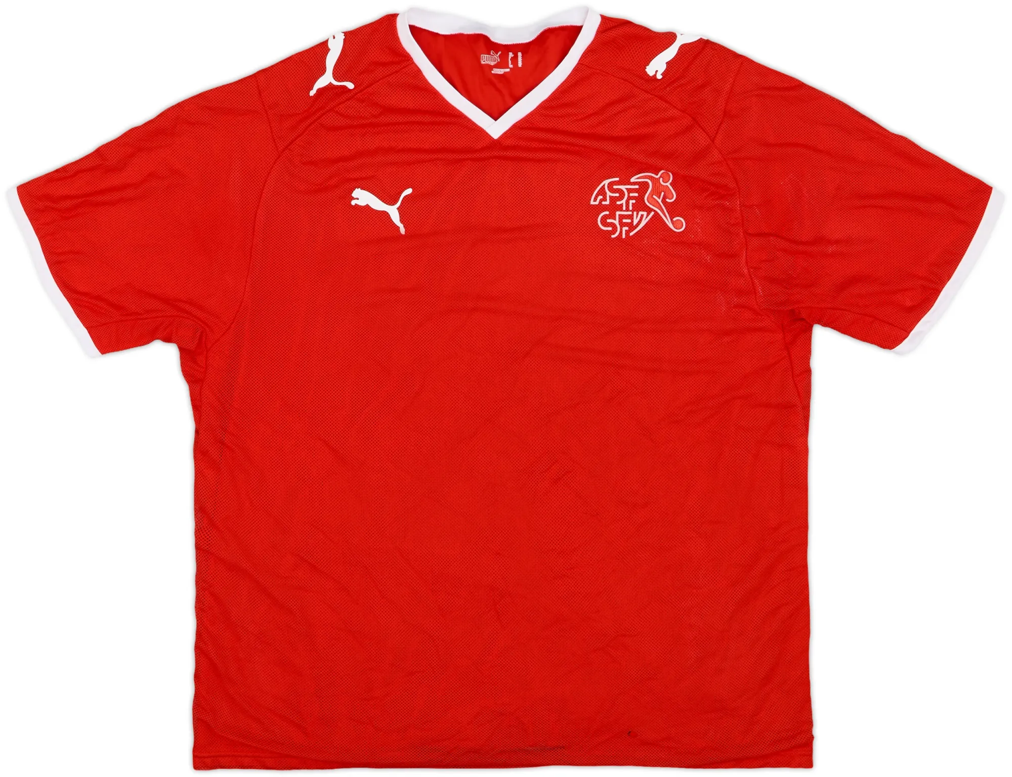 Puma Switzerland Mens SS Home Shirt 2008