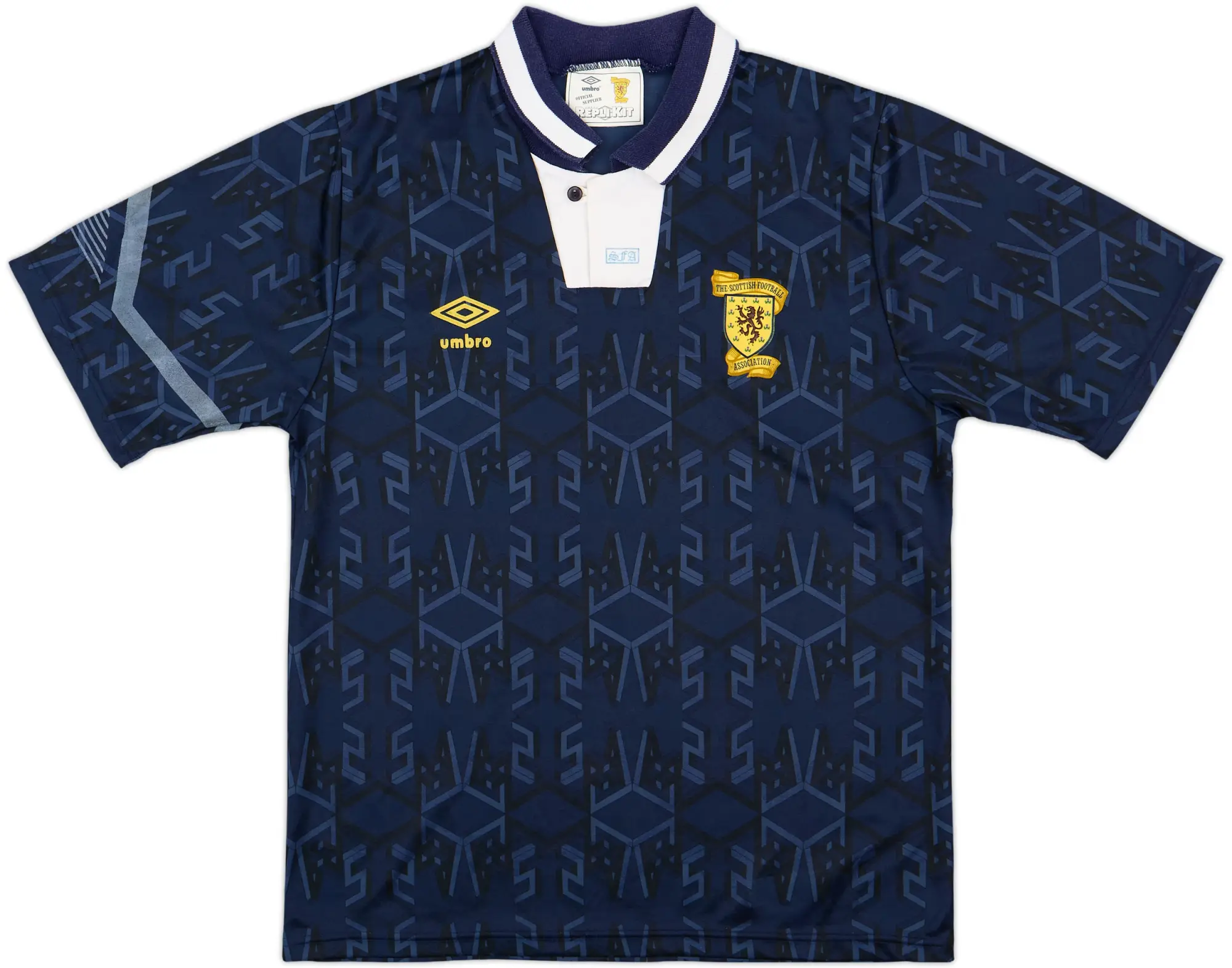 Umbro Scotland Mens SS Home Shirt 1991
