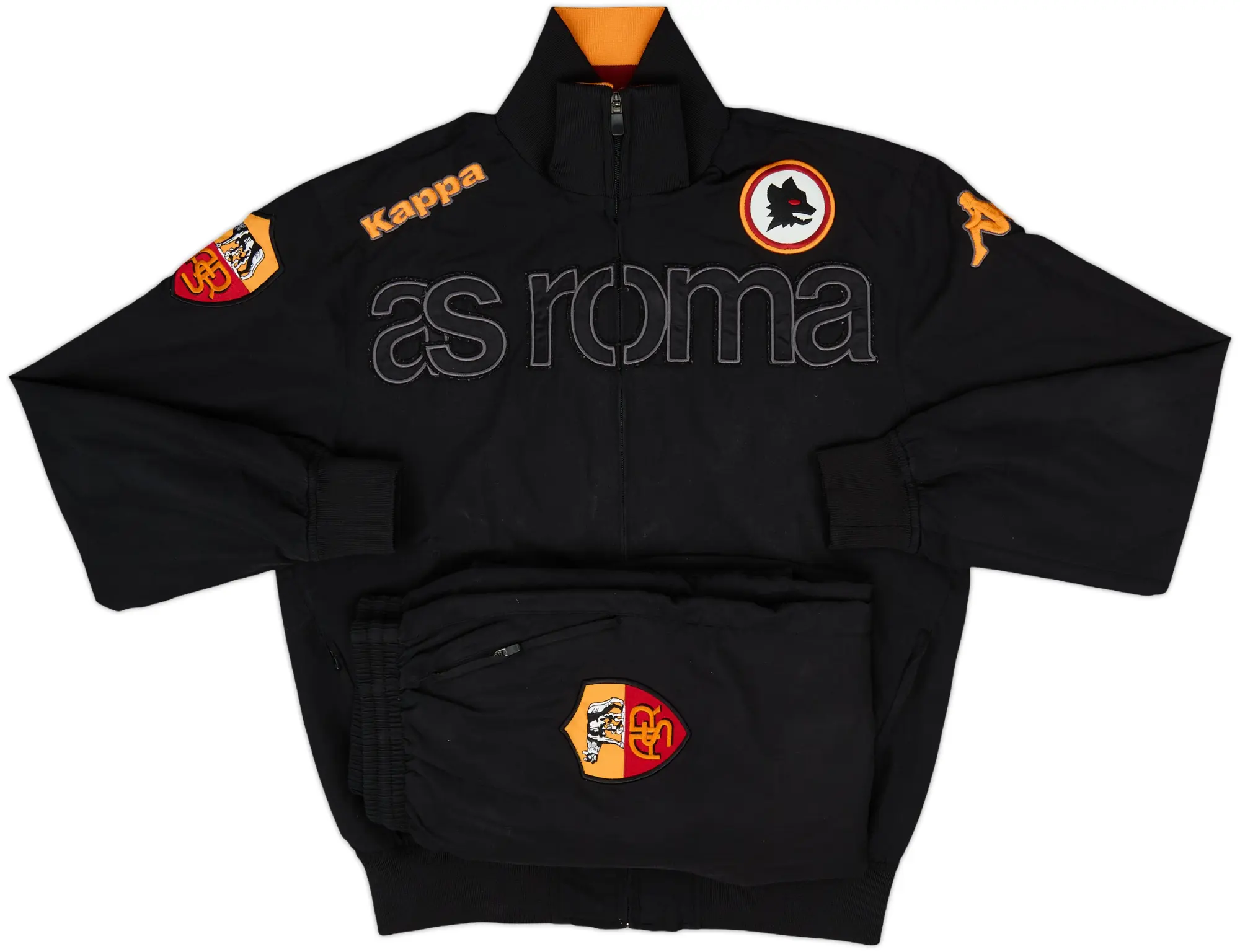 2009-10 Roma Kappa Full Tracksuit - 10/10 - (S)