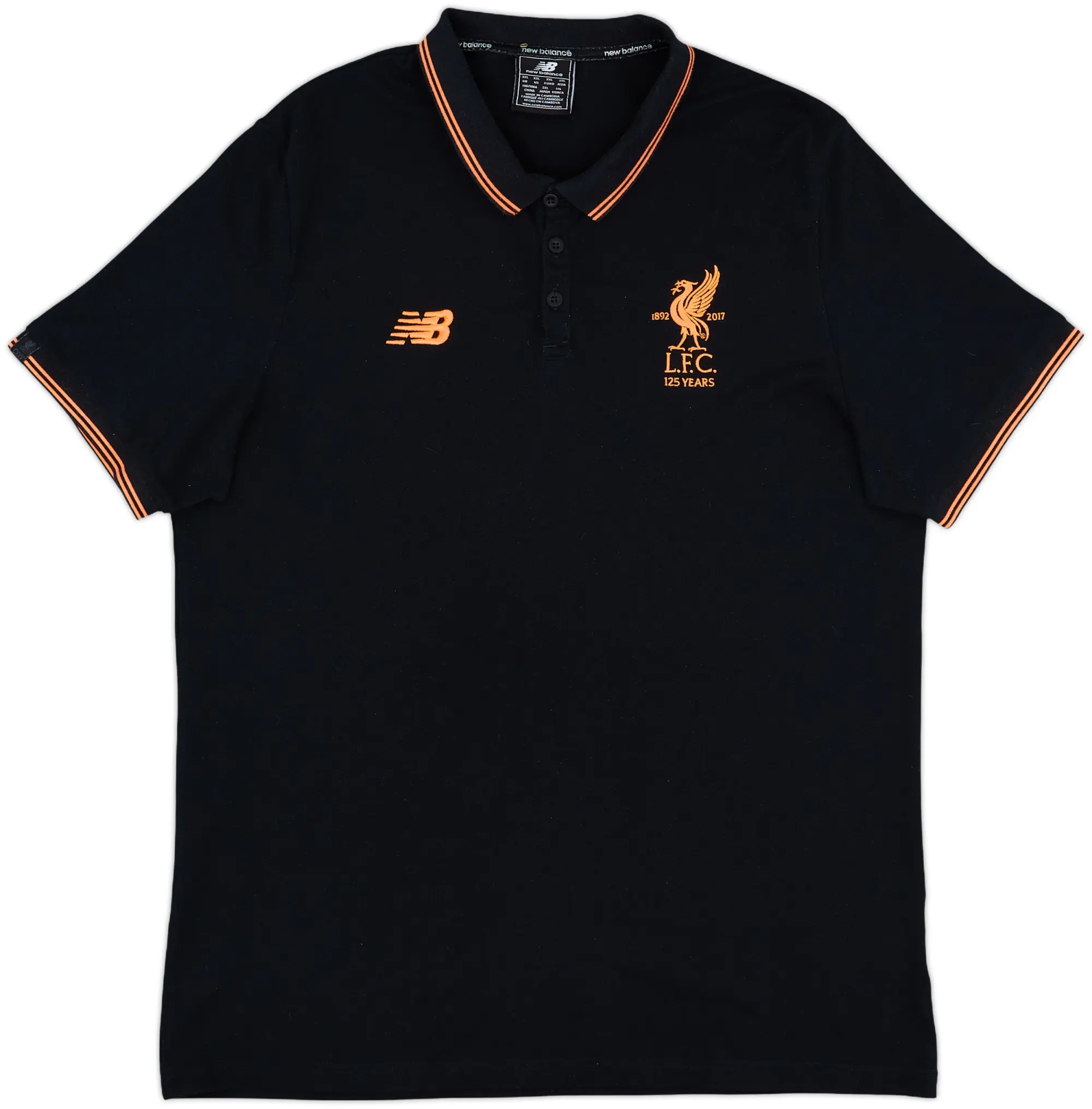 2017-18 Liverpool New Balance Polo Shirt - 8/10 - (XXL)