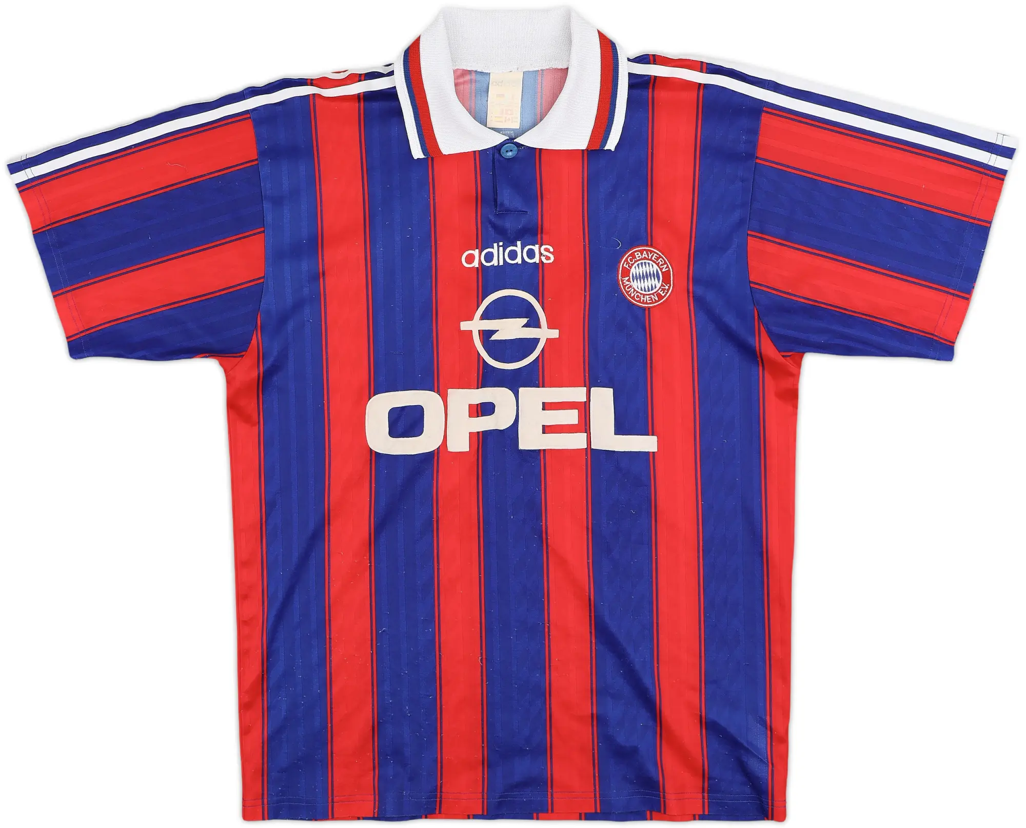 adidas Bayern Munich Mens SS Home Shirt 1995/97