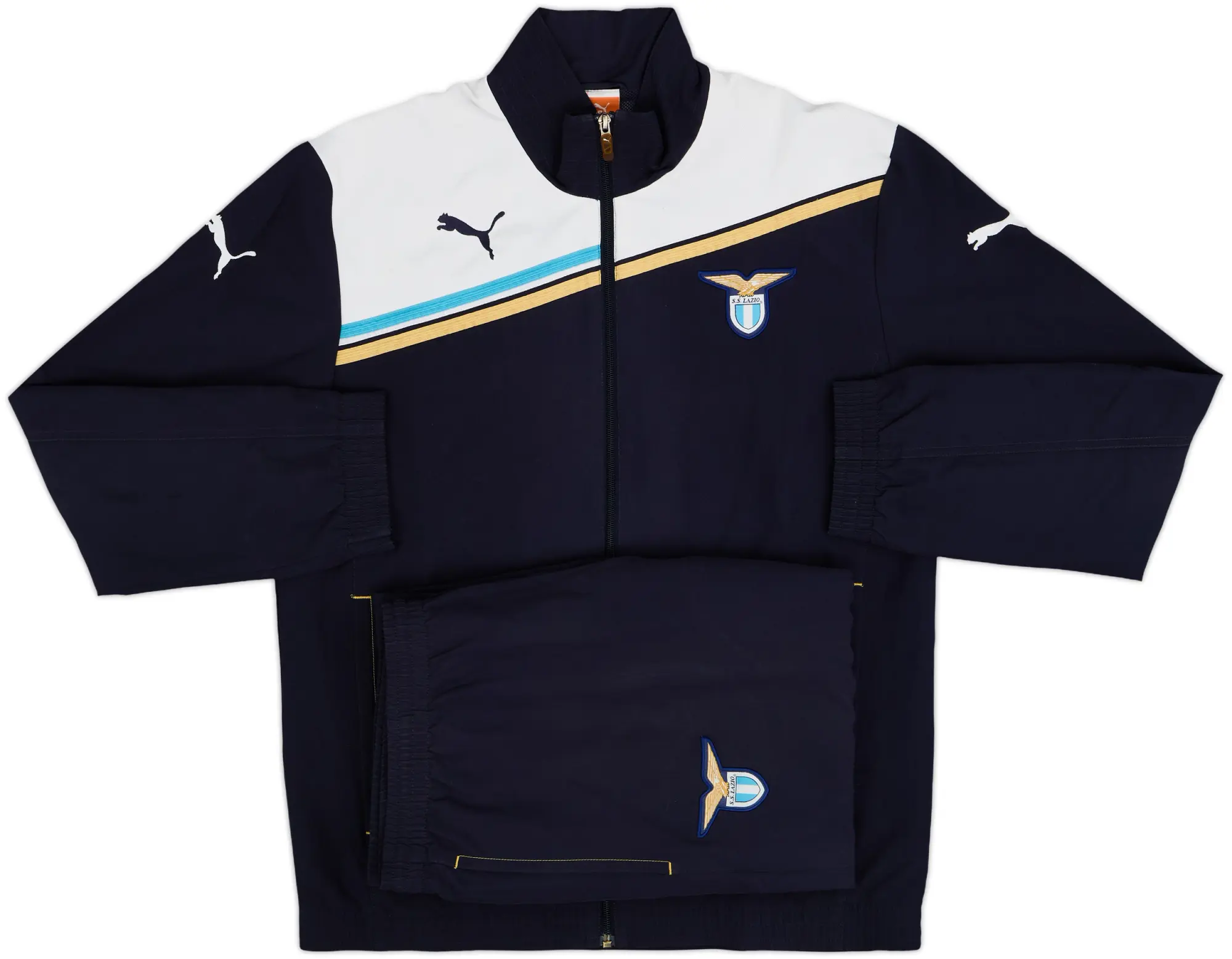 2011-12 Lazio Puma Full Tracksuit - 8/10 - (M)