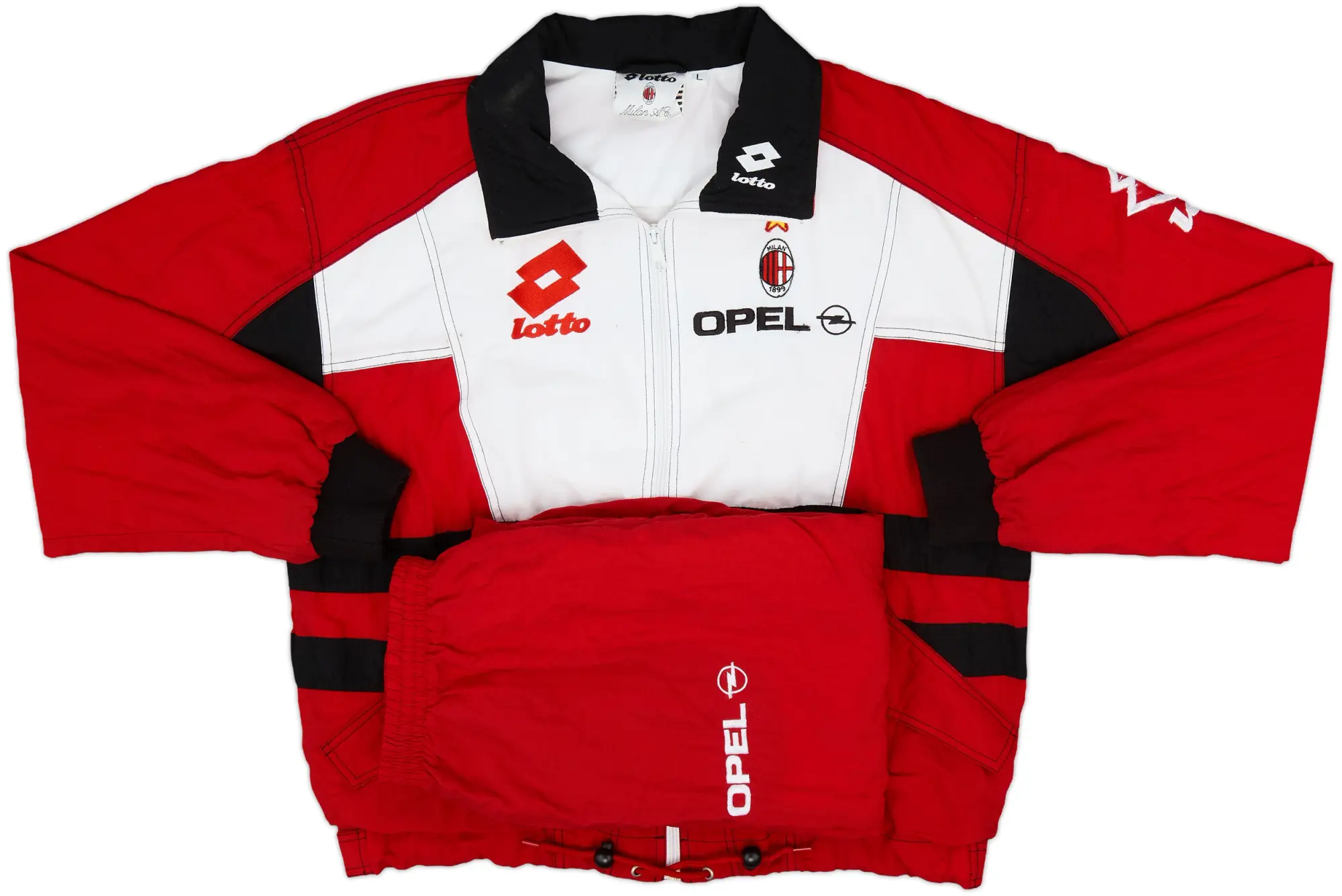 1995-96 AC Milan Lotto Tracksuit - 8/10 - (L)