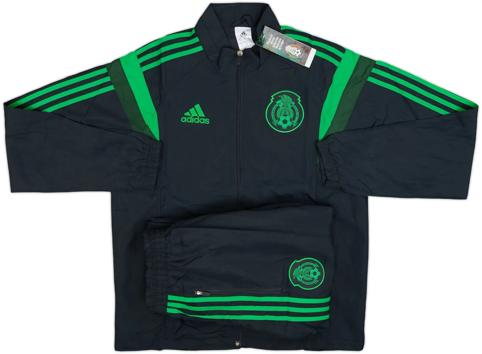 2013-14 Mexico adidas Tracksuit - 9/10 - (S)