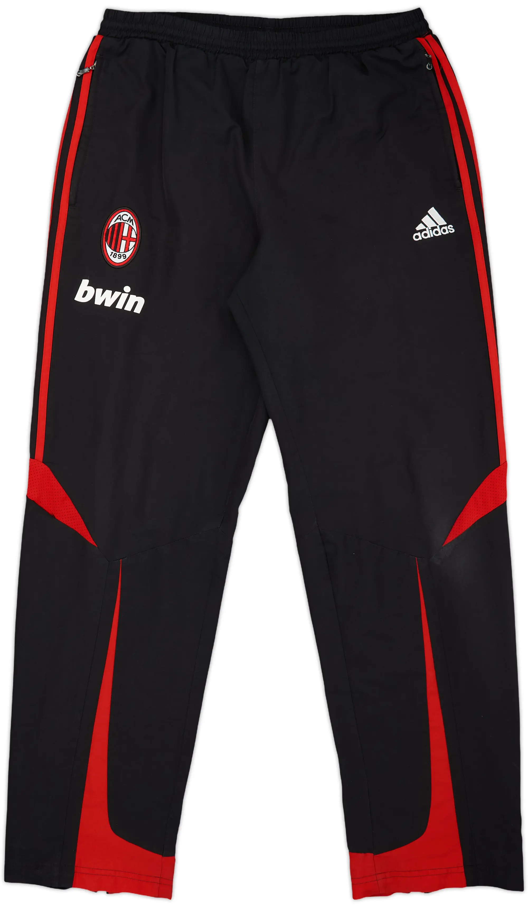 2007-08 AC Milan adidas Track Pants/Bottoms - 8/10 - (L)