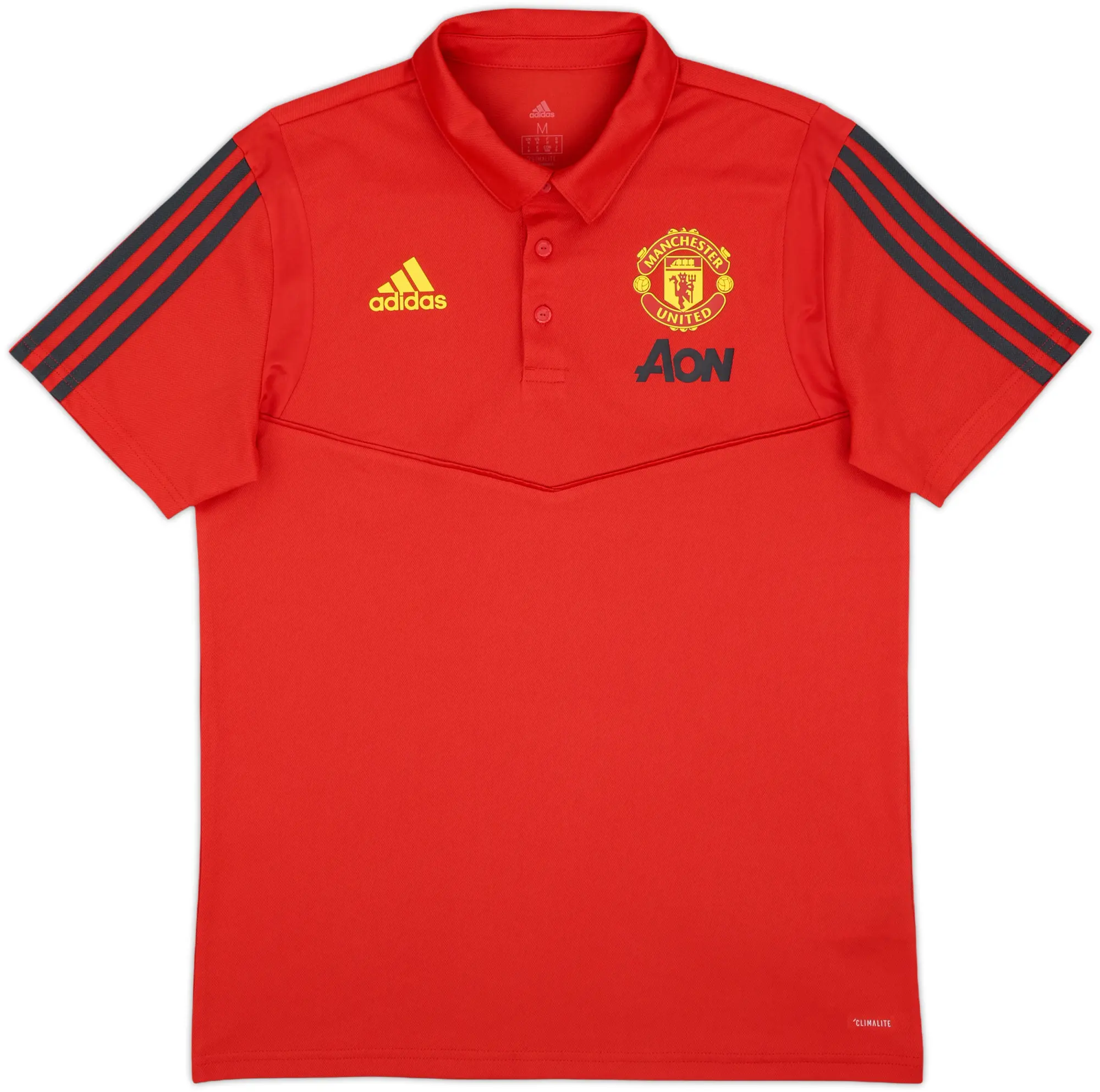 2019-20 Manchester United adidas Polo Shirt - 9/10 - (M)