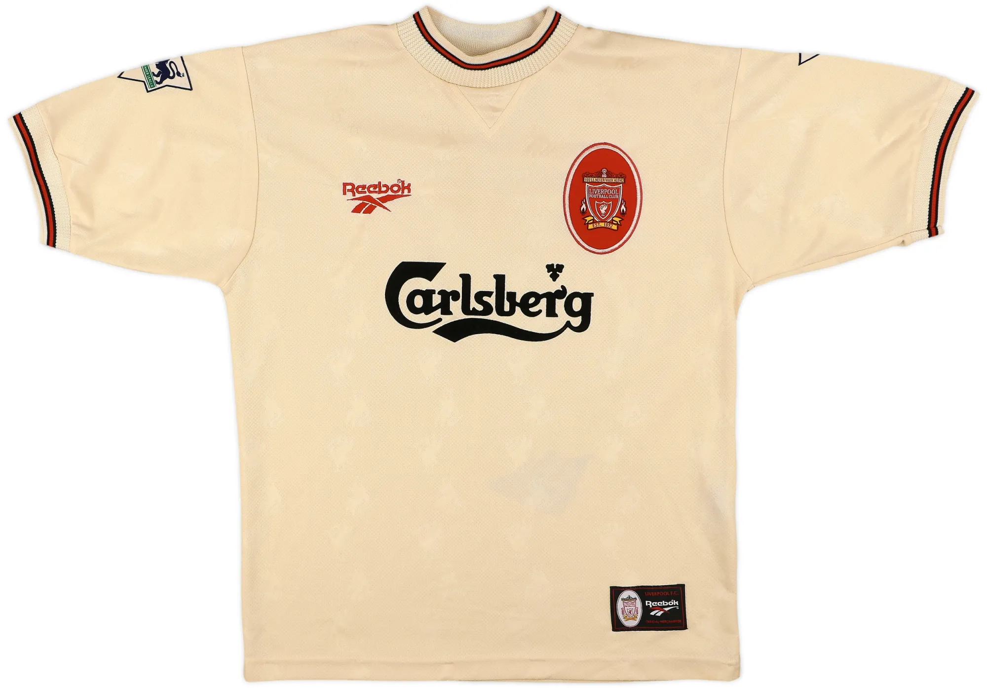 Reebok Liverpool Mens SS Away Shirt 1996/97