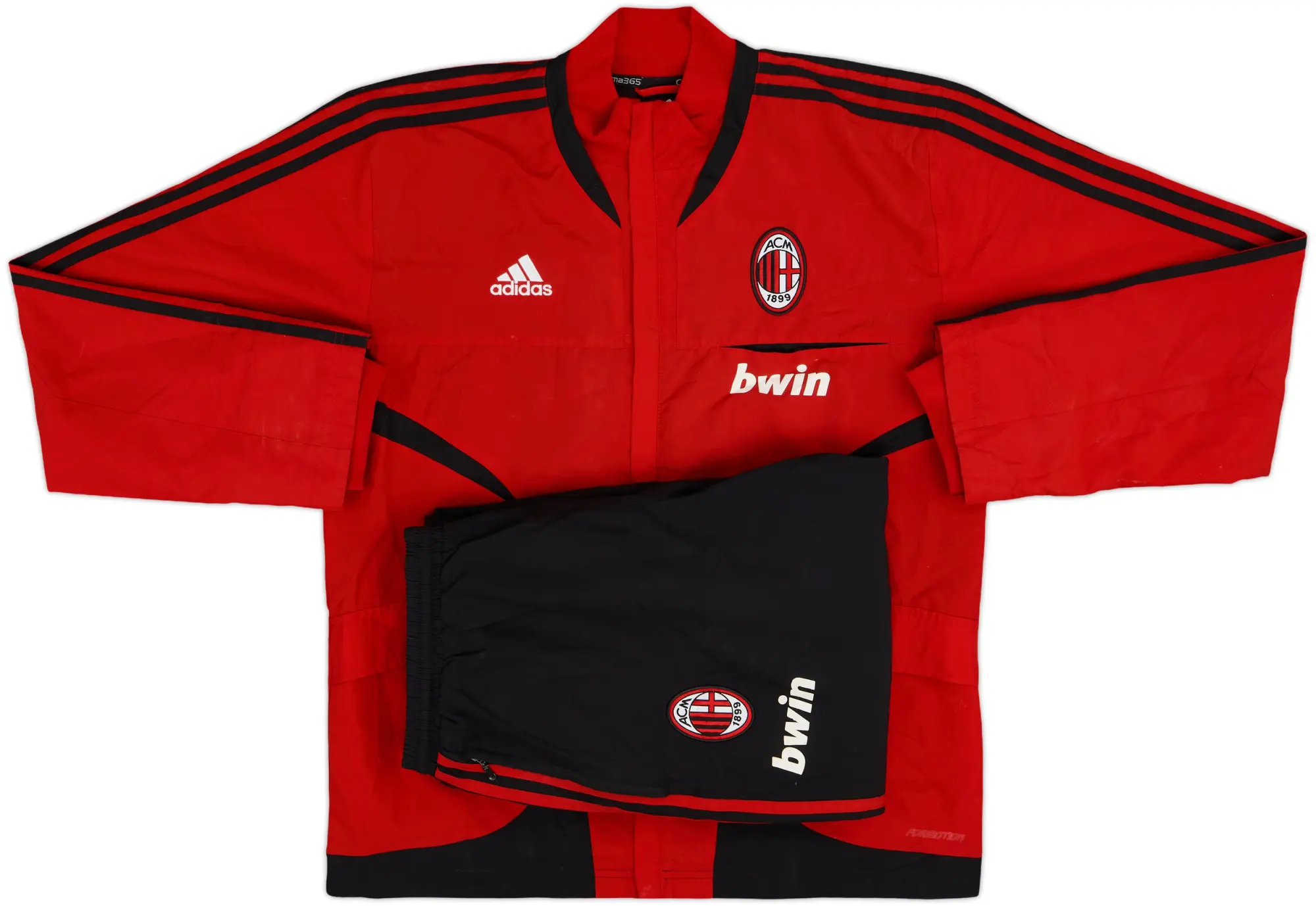 2007-08 AC Milan adidas Tracksuit - 8/10 - (L)