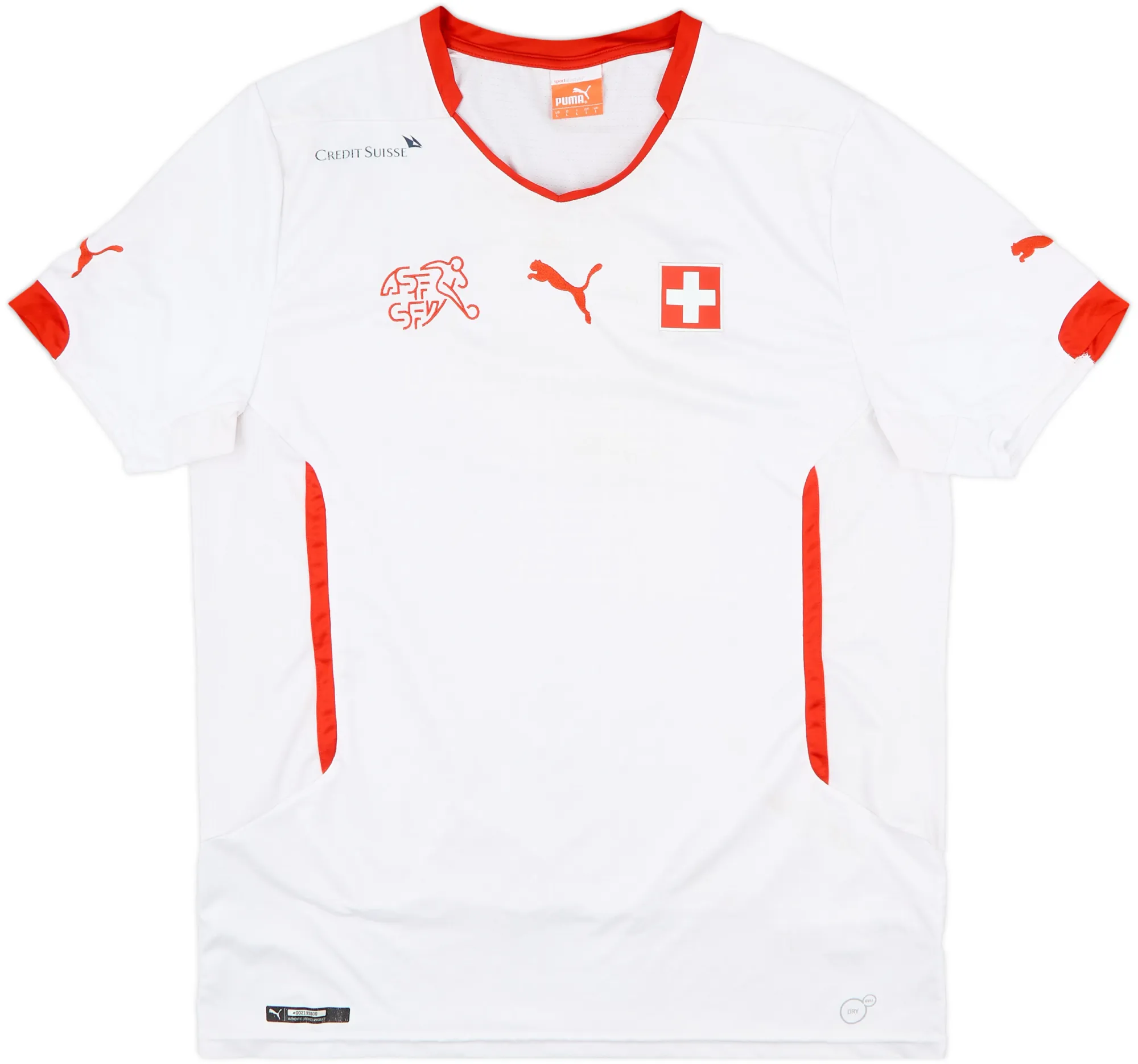 Puma Switzerland Mens SS Away Shirt 2014