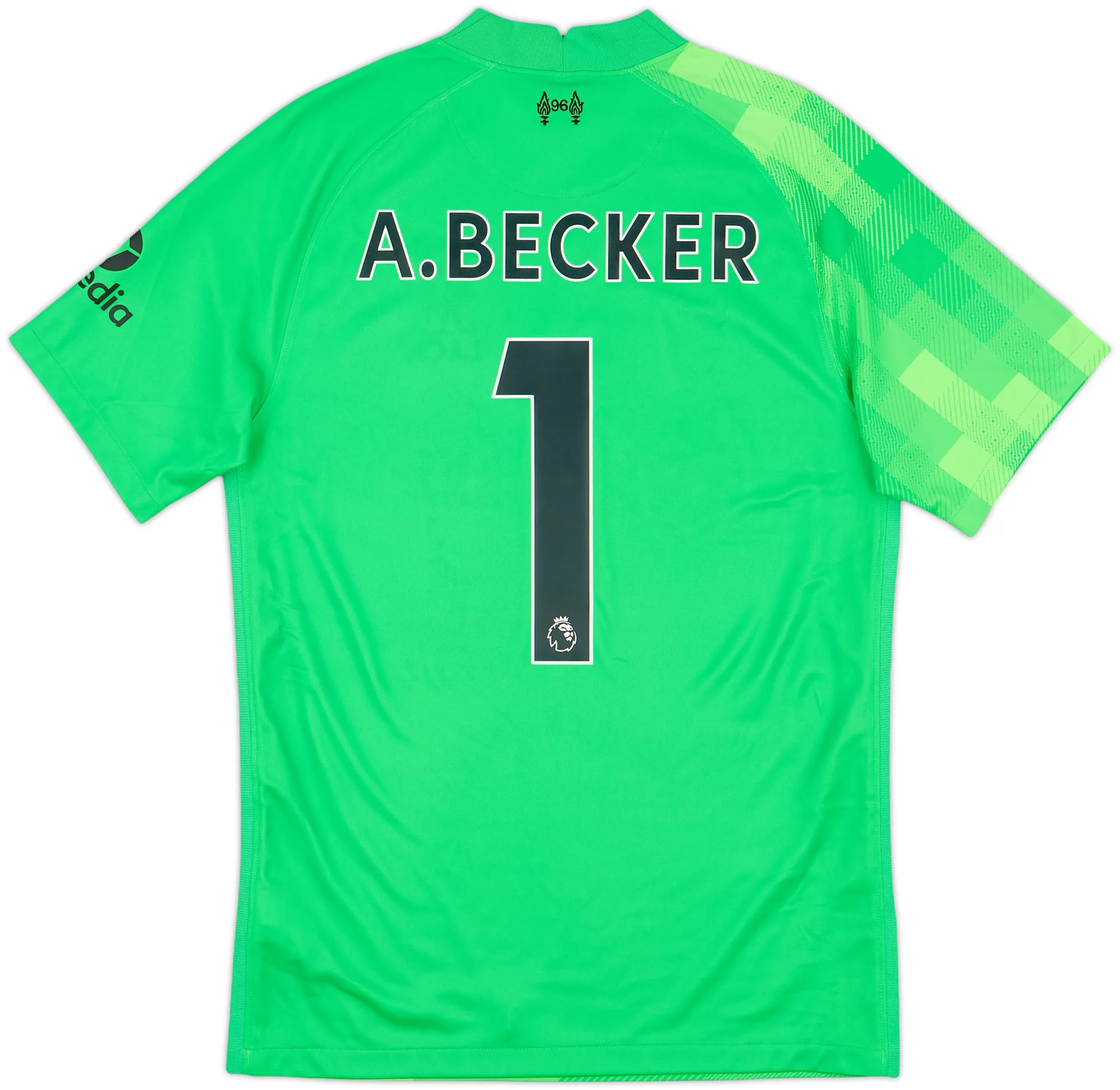 Nike Liverpool Mens SS Goalkeeper Home Shirt 2021/22